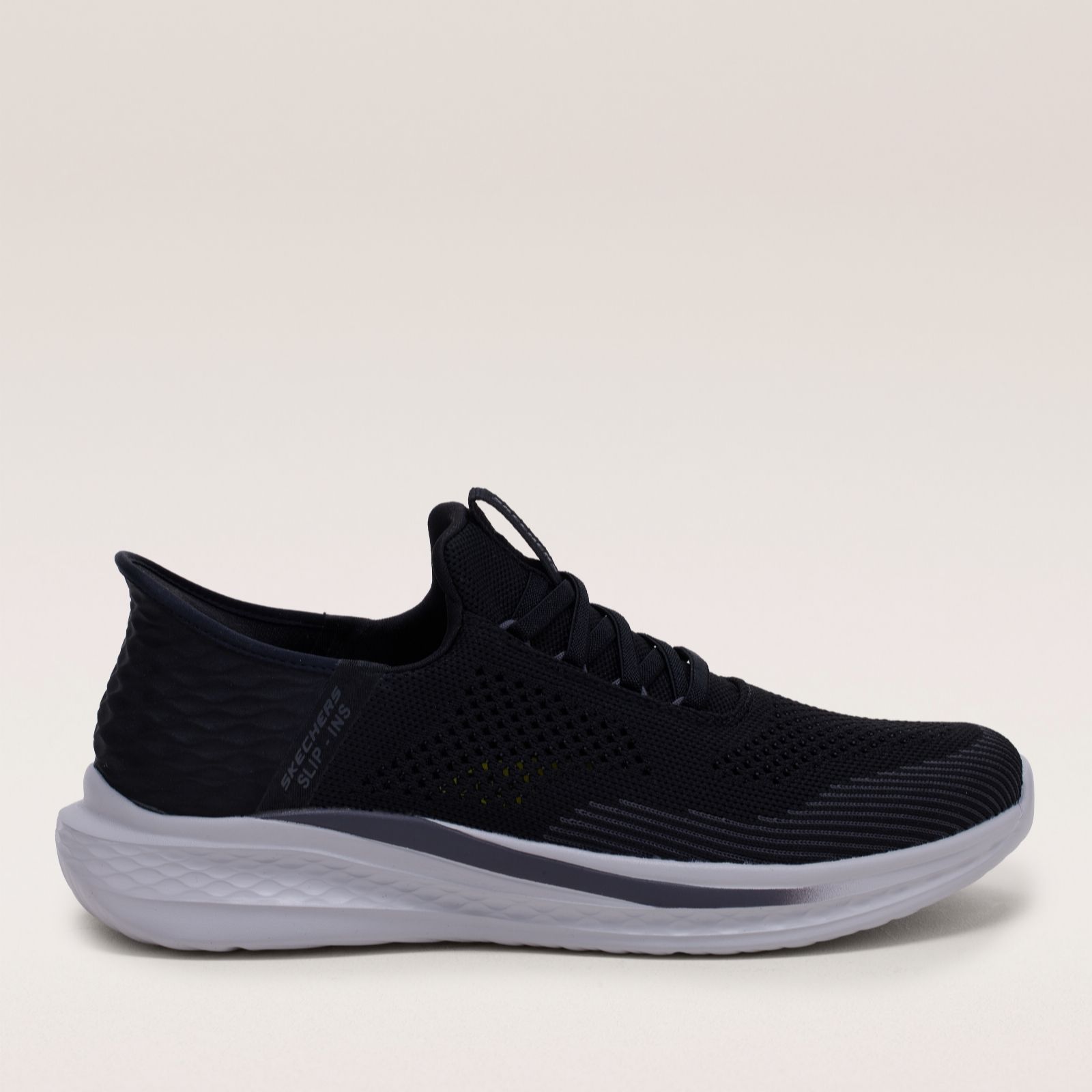 Skechers Men's Black Slade Quinto Slip-Ins Trainer