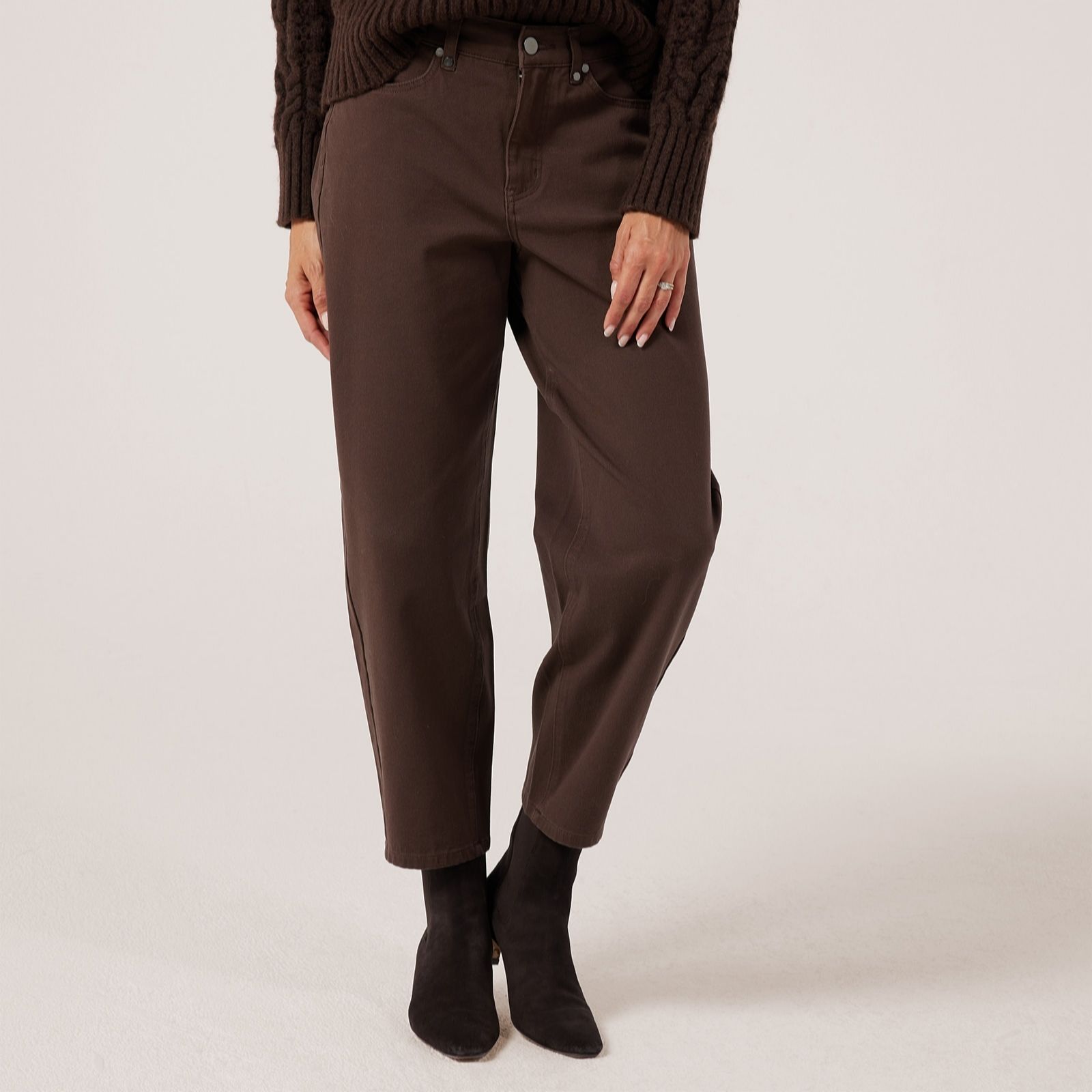 Ben De Lisi Berry Twill Barrel Leg Jean Standard