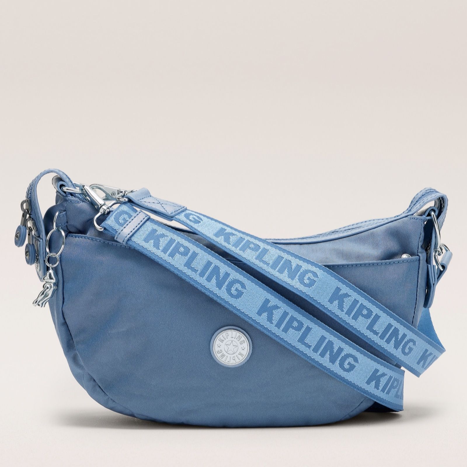 Kipling Sparkly Black Premium Nerina Medium Sling Bag