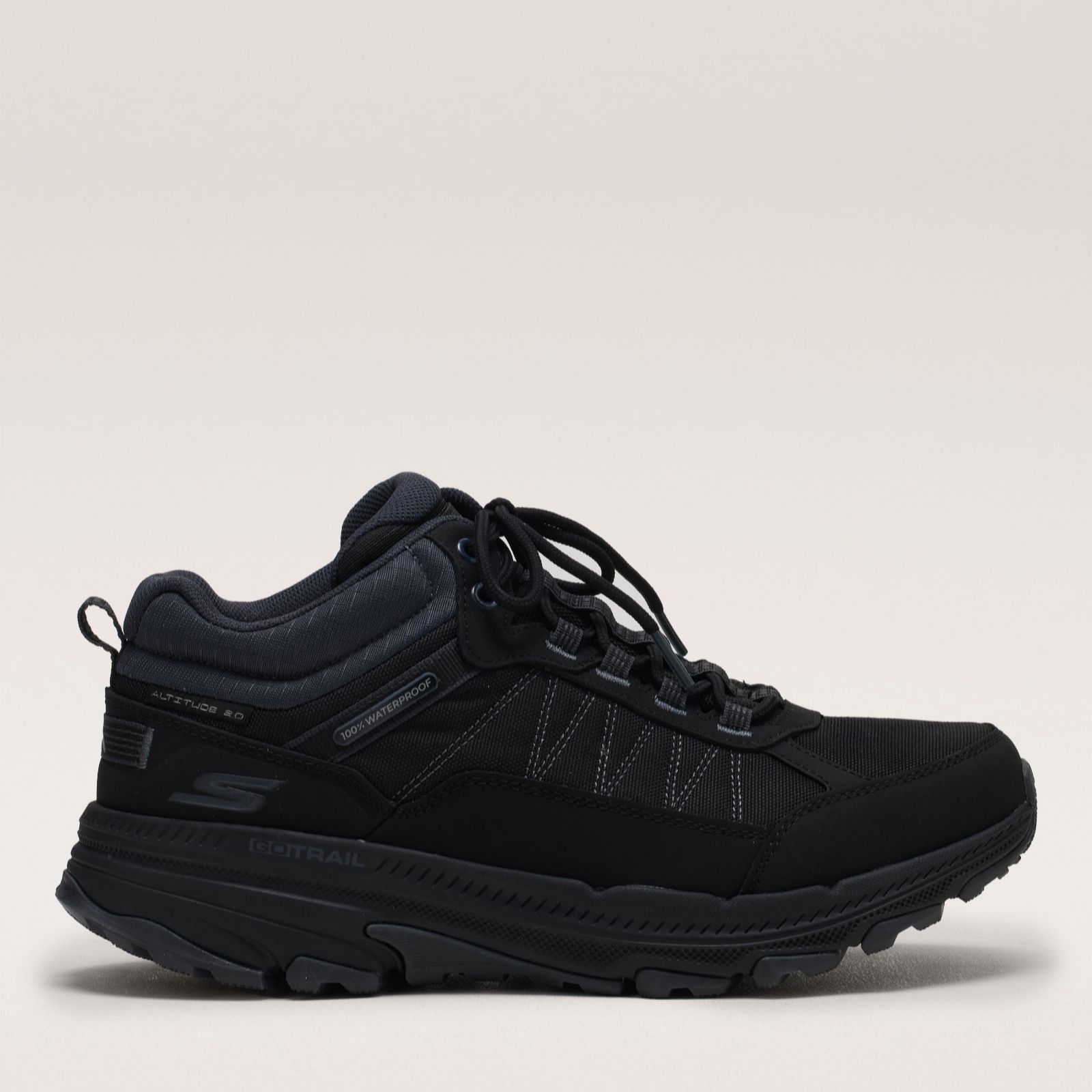 Skechers Black Go Run Trail Altitude 2.0 Waterproof Trainer