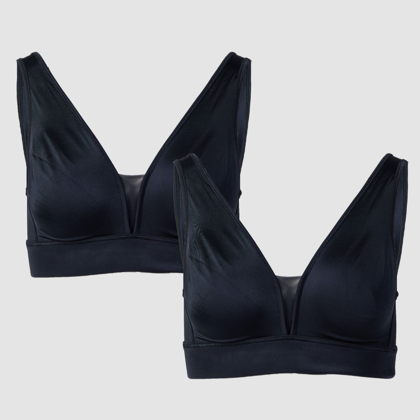 Jockey Forever Fit V-Neck Bra 2 Pack