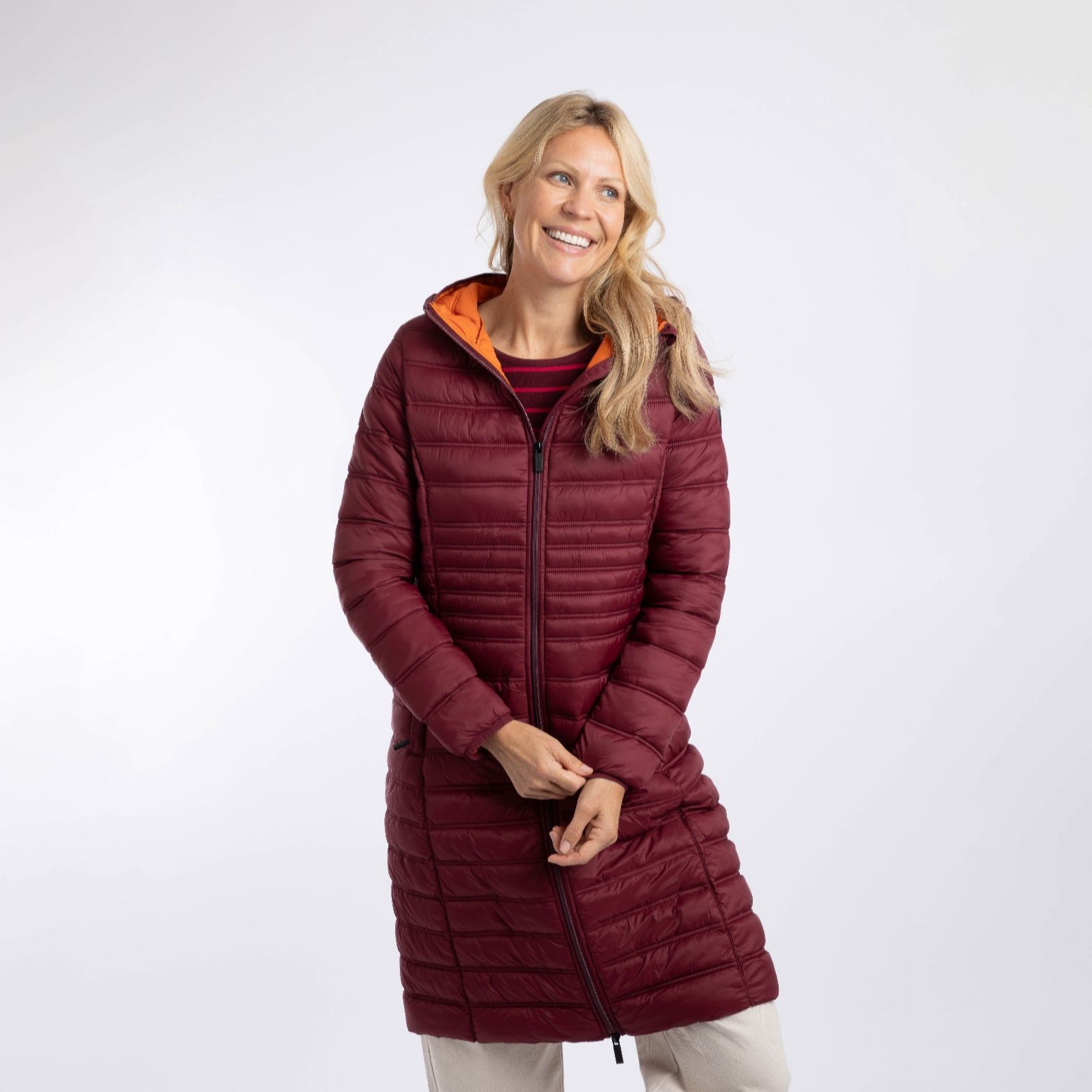 Weird Fish Ravinia Lightweight Padded Midline Jacket women's