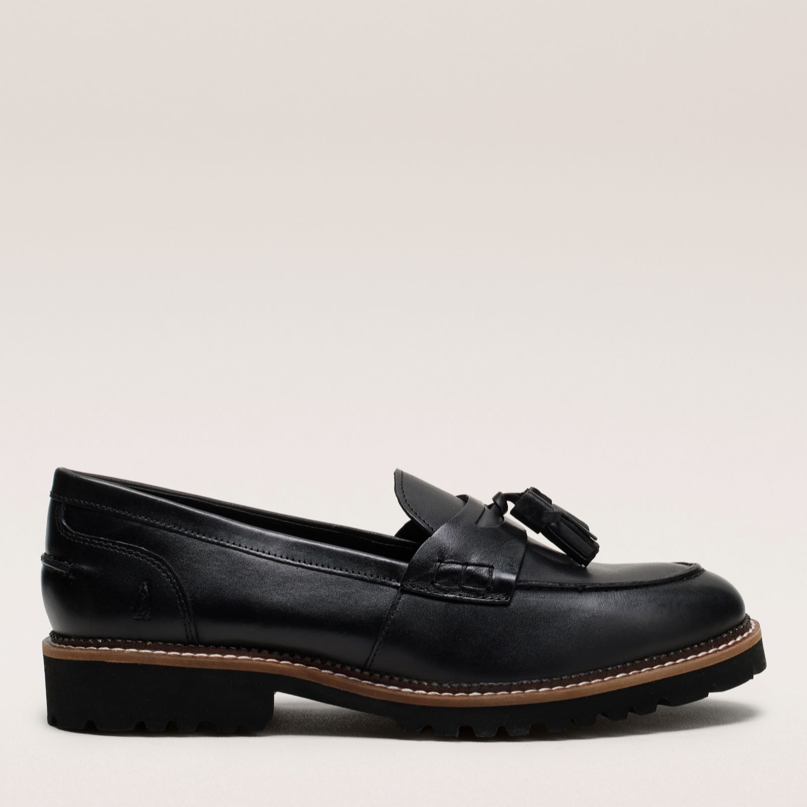 Hush Puppies Women's Black Ginny Loafer Wide Fit