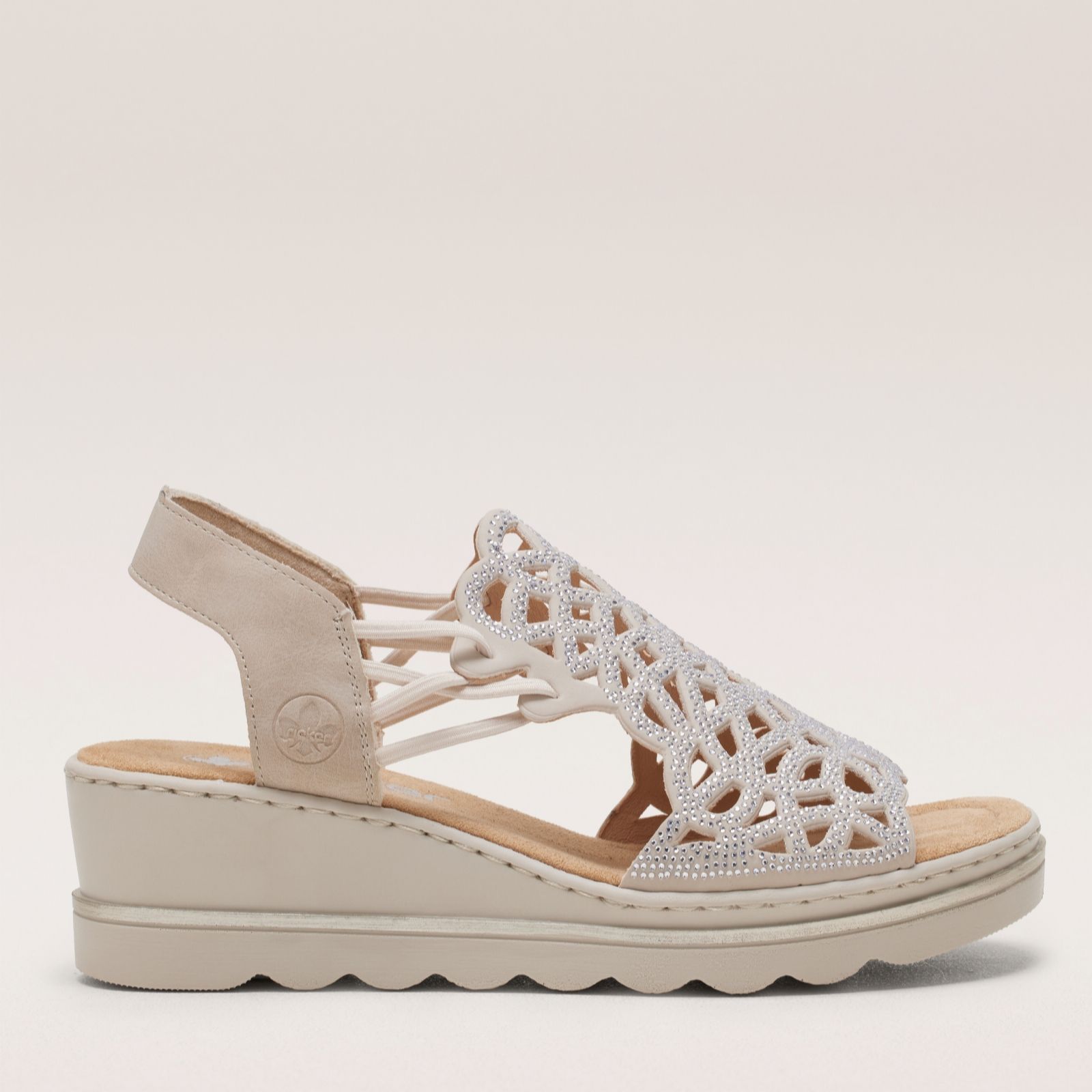 Rieker Women's Beige Sandal | 67465-62 62 42