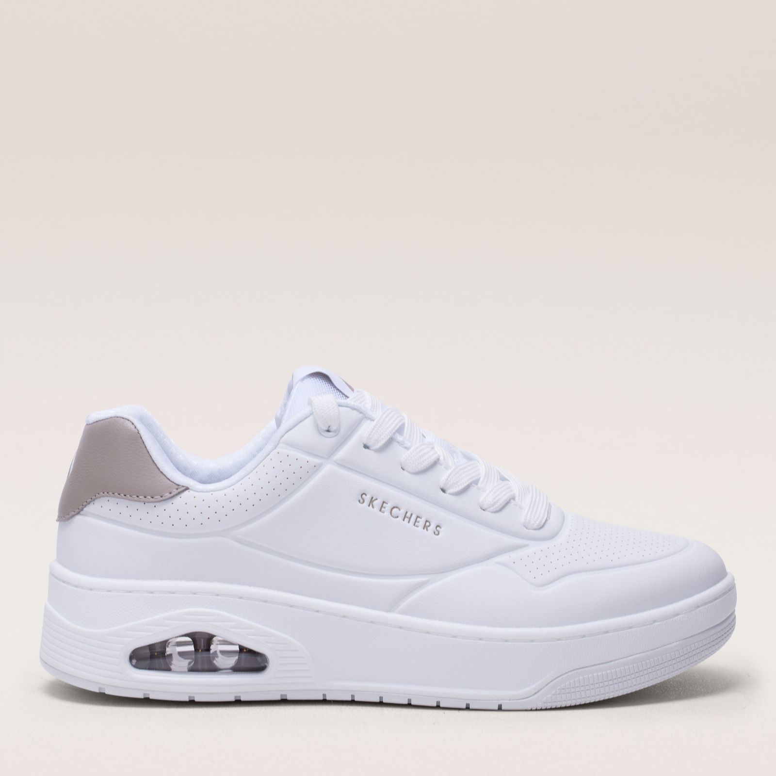 Skechers Lavender Uno Court Fast Break Lace Up Trainer
