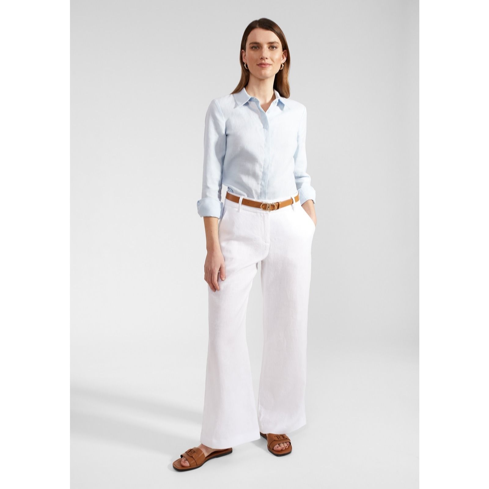 Hobbs London Lynn Linen Trouser