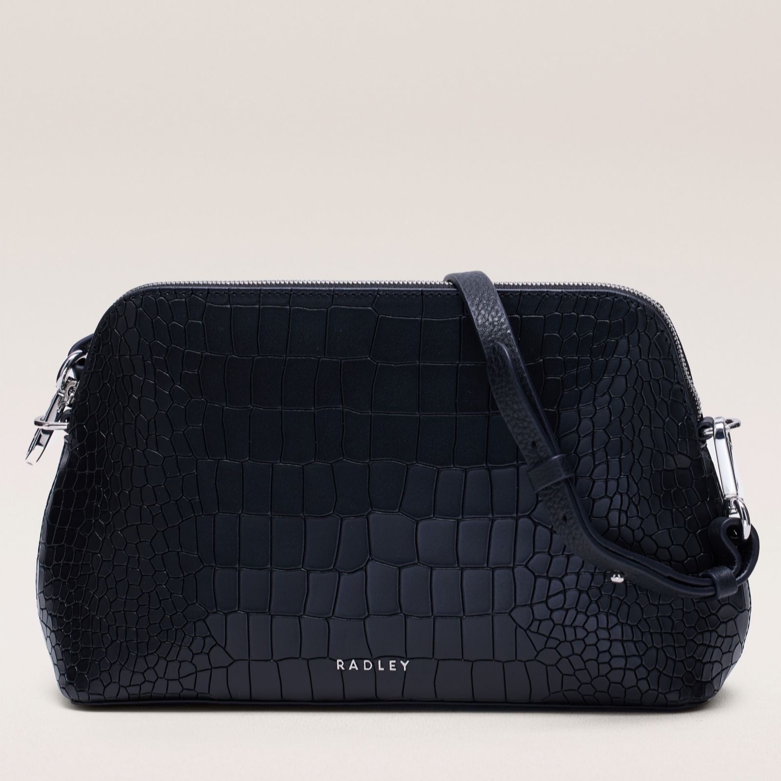 Radley London Liverpool Street Icon Croc Medium Zip Top Cross-Body