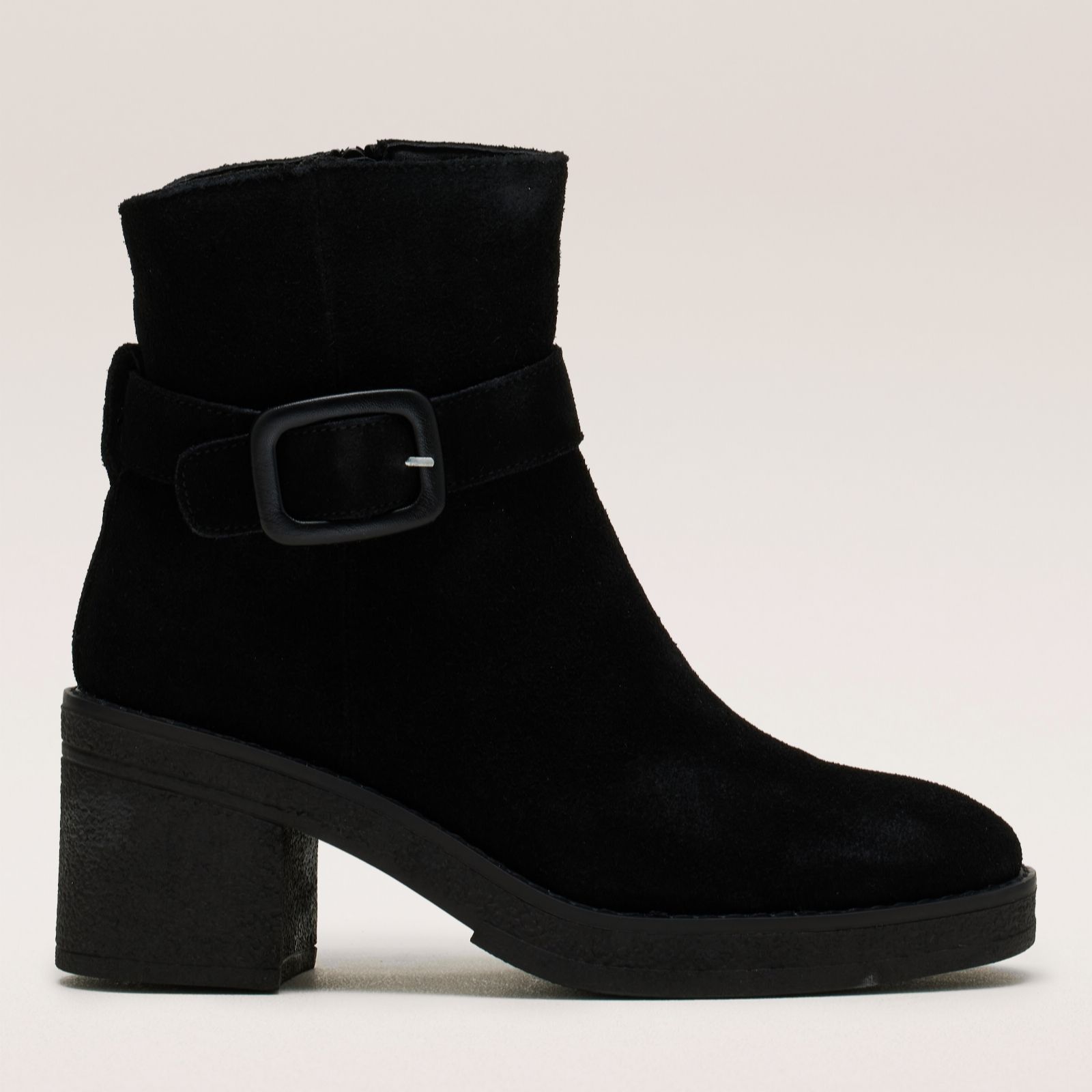 Hush Puppies Black Fearne Buckle Boot