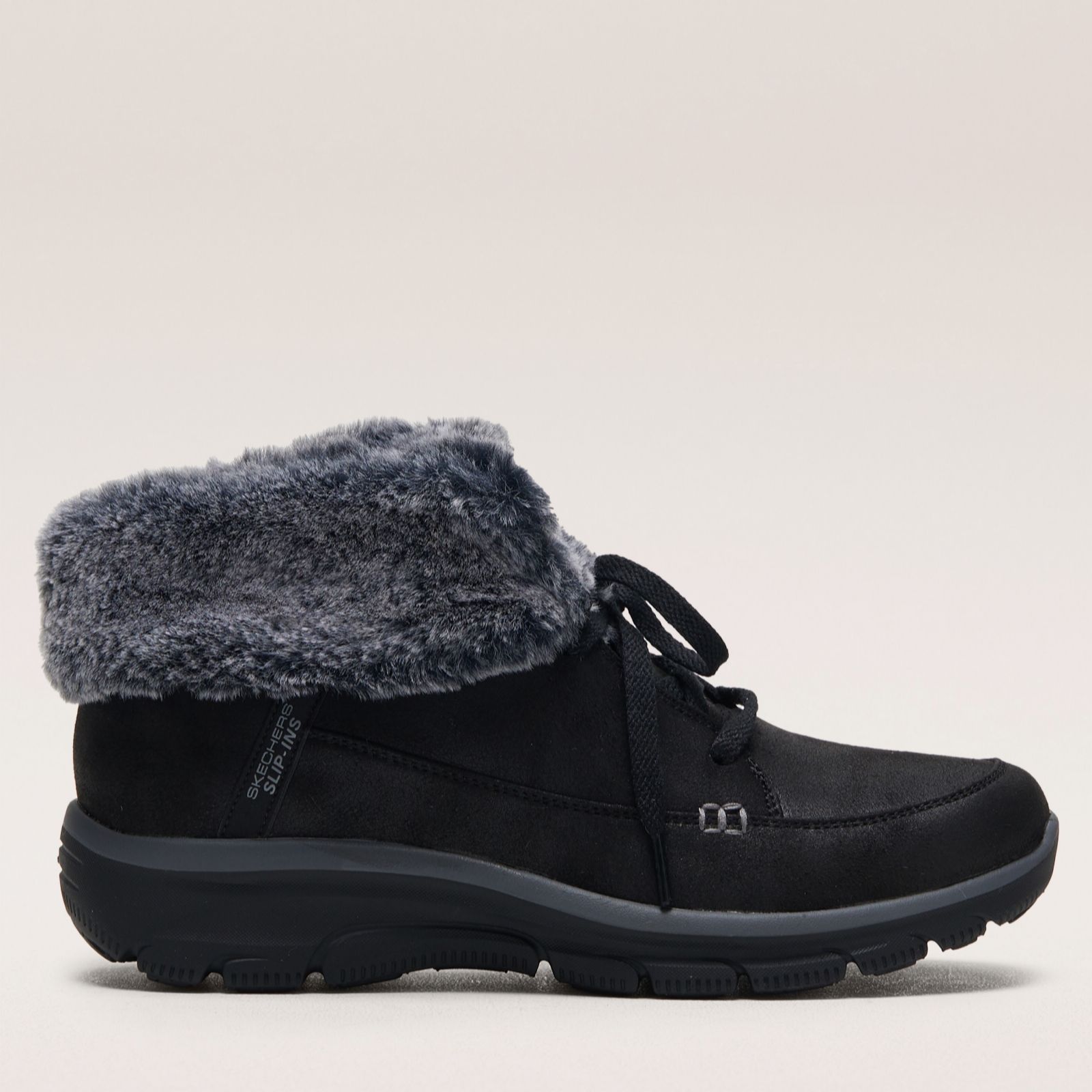 Skechers Black Slip-Ins Easy Going Boot