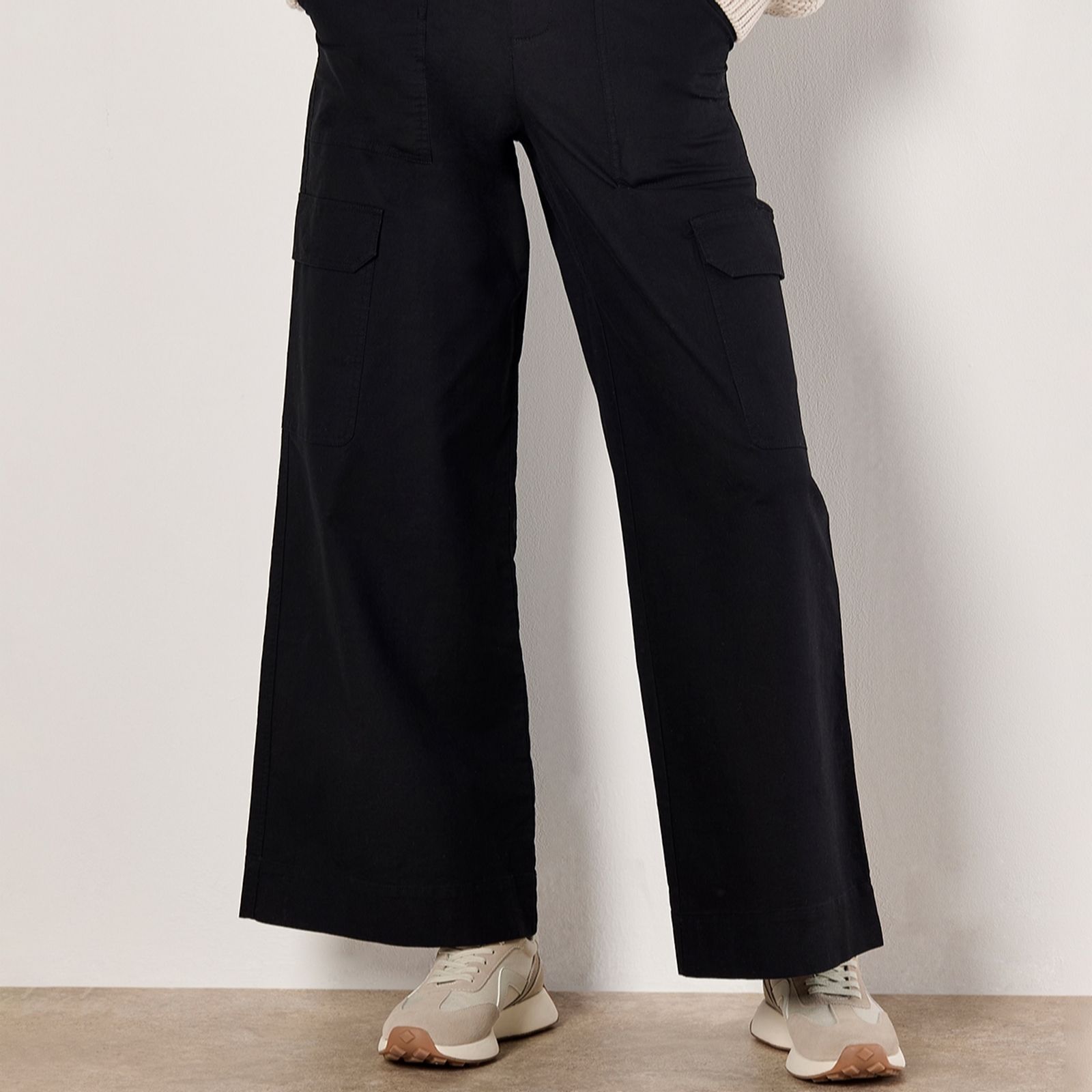 Apricot Utility Cargo Wide Leg Trousers women's