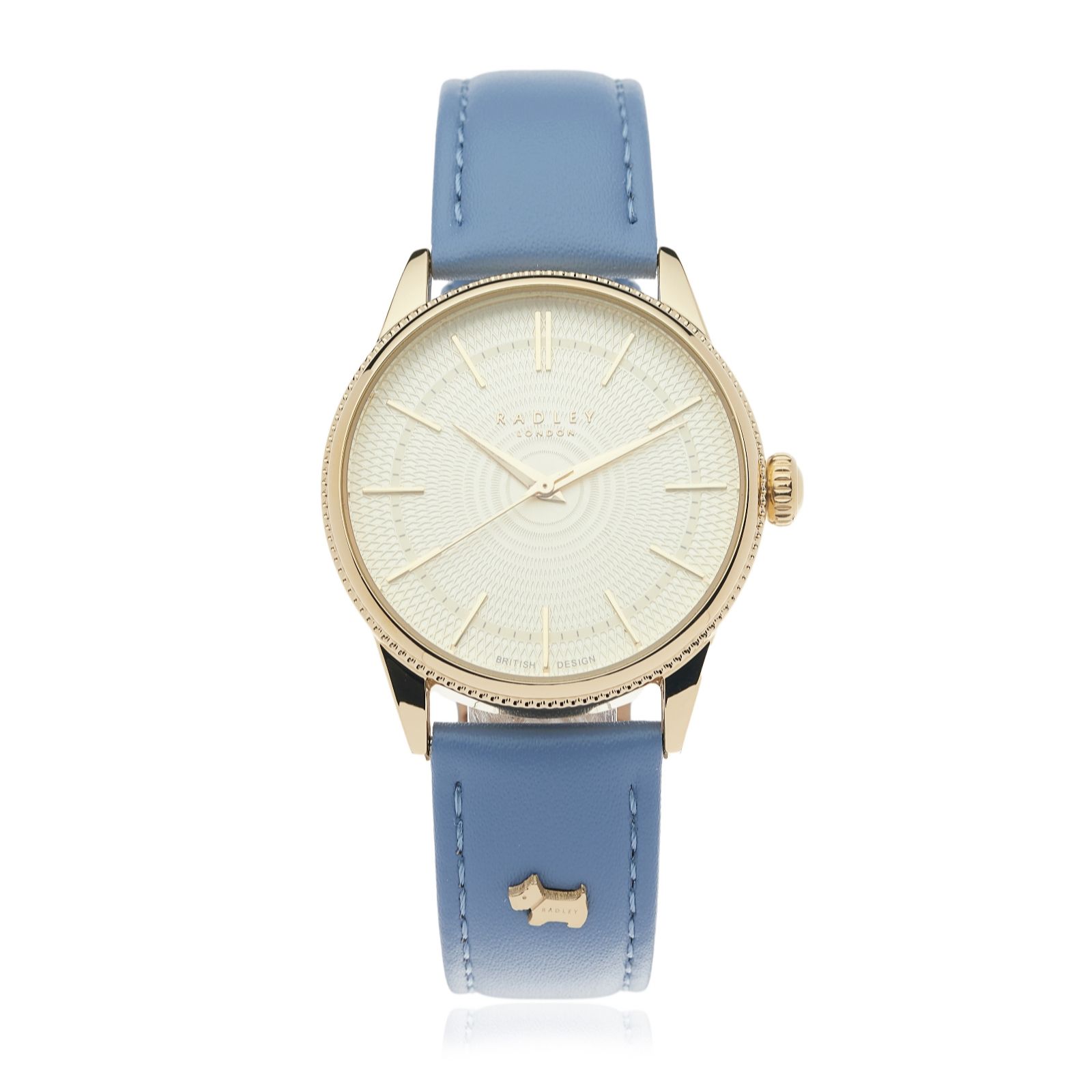 Radley Ladies Leather Strap Watch with Charm Stud