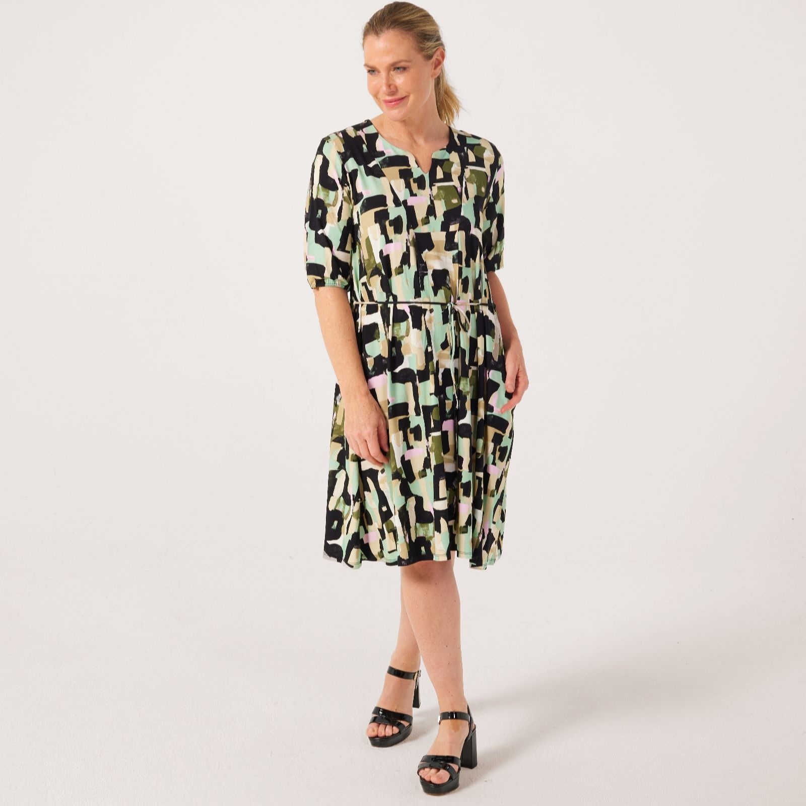 Masai Copenhagen Nylima Printed Jersey Dress