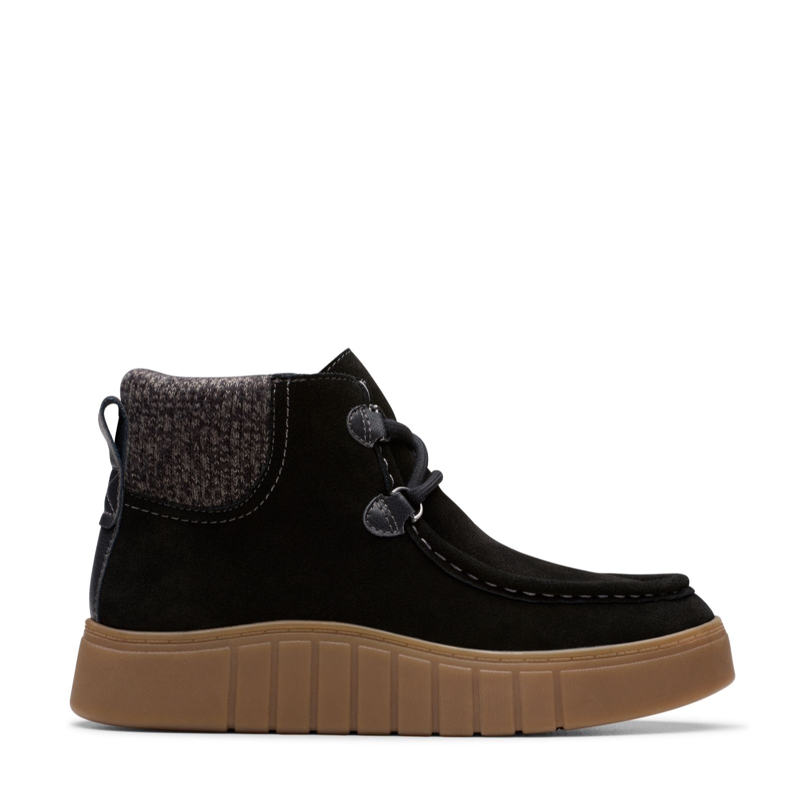 Clarks Women's Mykah Izzy Dark Tan Suede Ankle Boots in Brown | Size: 7/Standard Fit