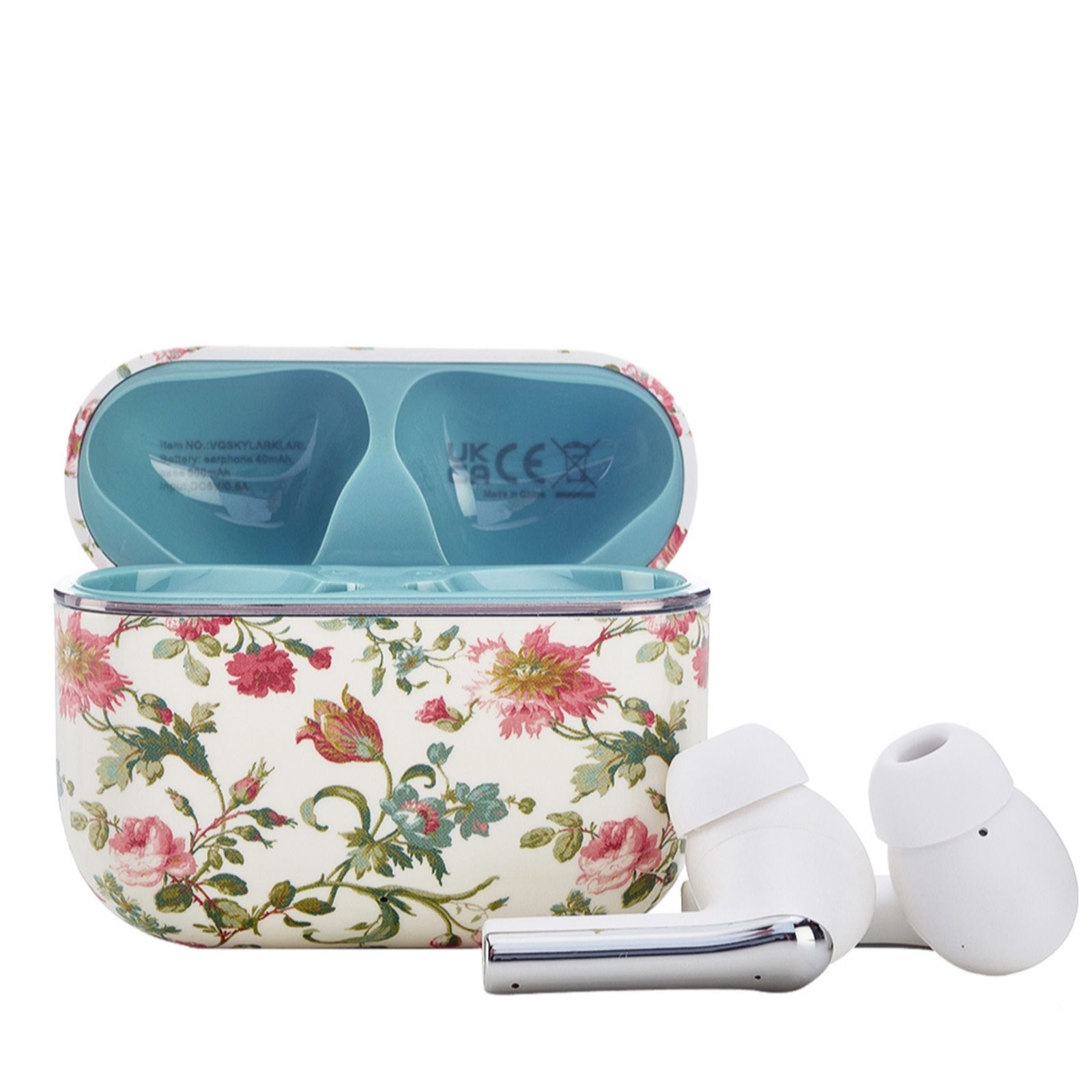 Laura Ashley Alford Meadow Vq Skylark Enc True Wireless Earbuds With Bluetooth 5.4