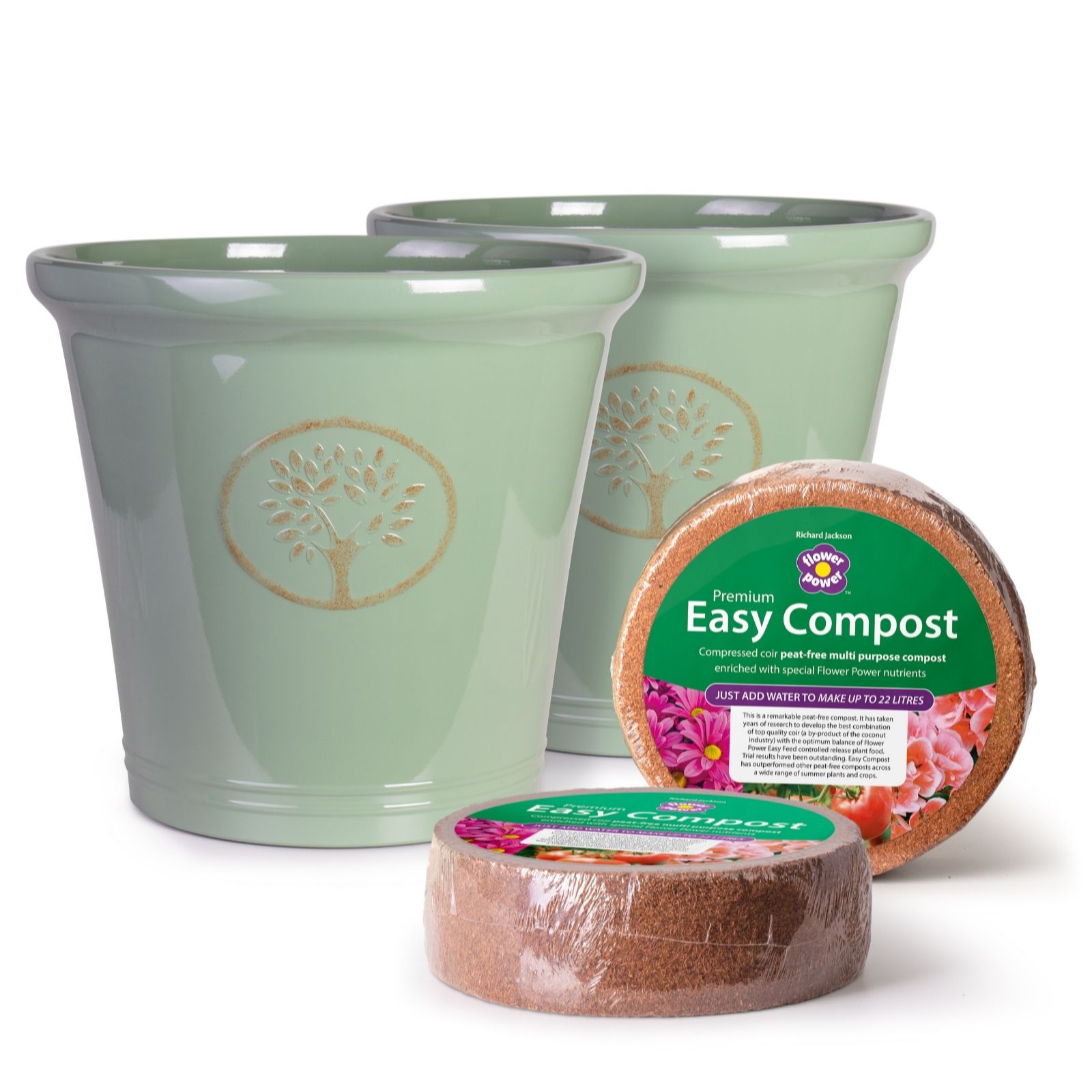 Richard Jackson 2X 37.5Cm Planters With Easy Compost