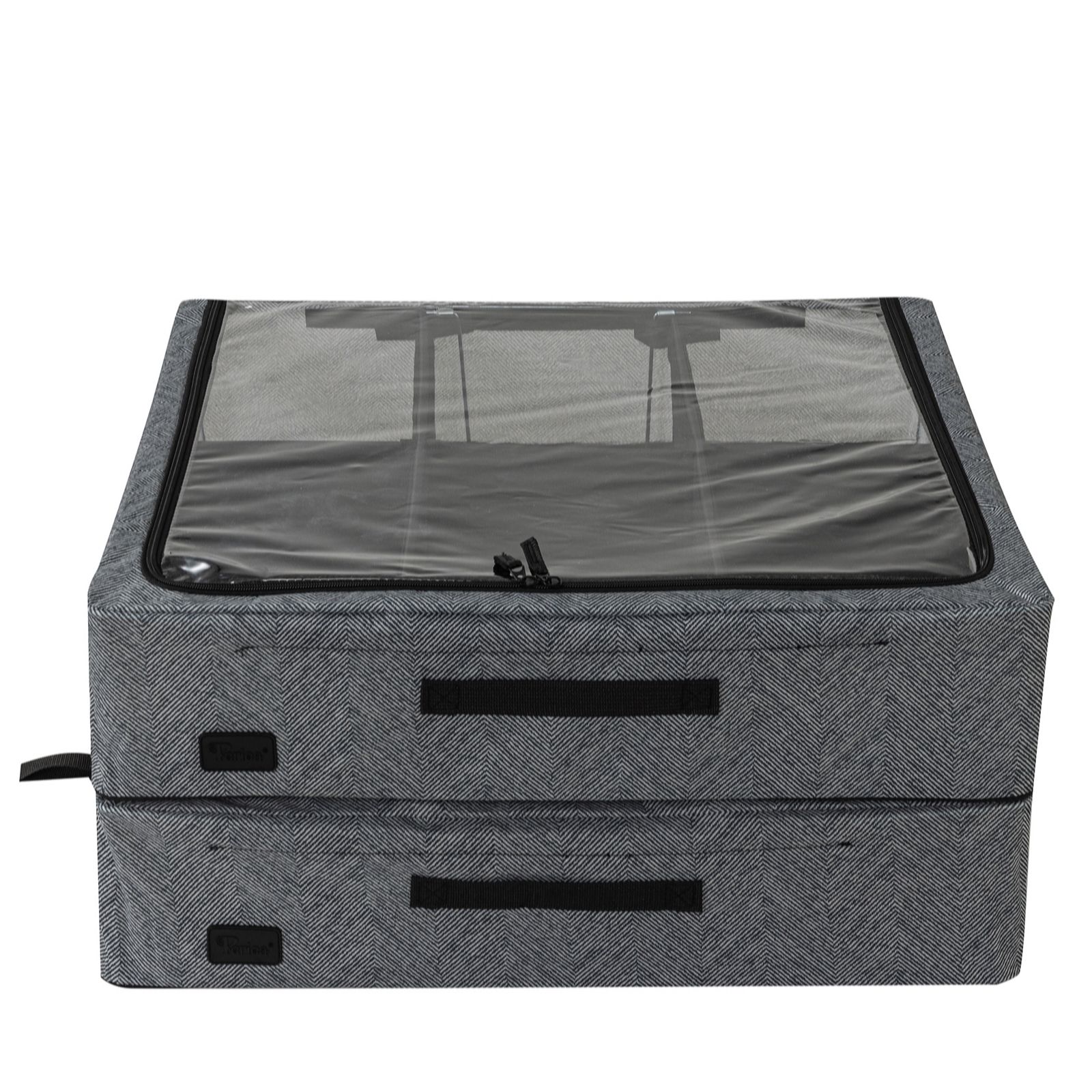 Periea Blush Blossom Set Of 2 Collapsible Large Underbed Storage Organisers