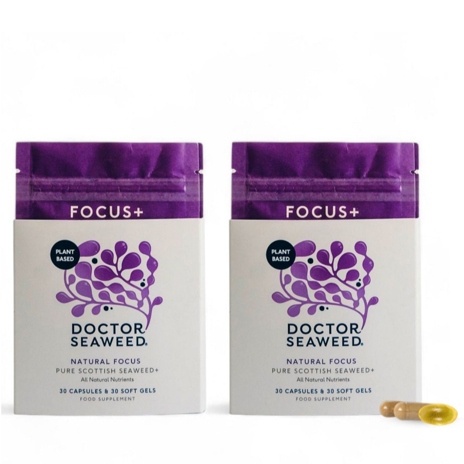 Doctor Seaweed Focus+ Supplements 60 Day Supply