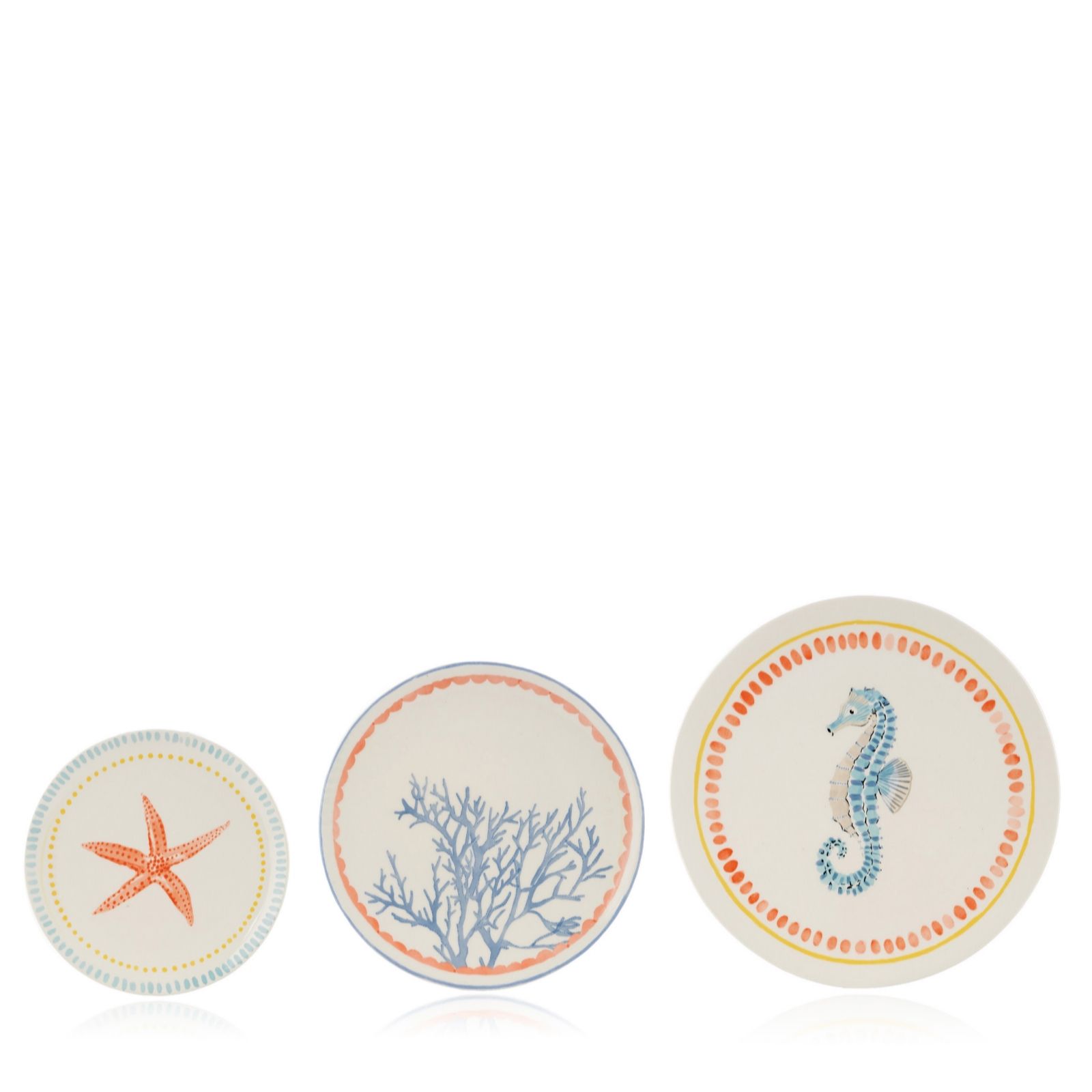 Garden Stories x Anouska Set of 3 Reef Wall Plates