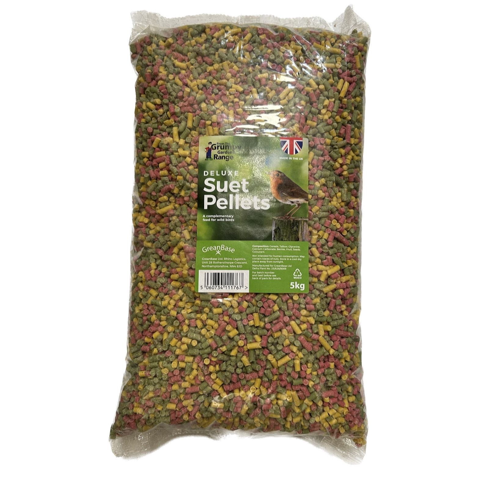 Grumpy Gardener 5Kg Deluxe Suet Pellets