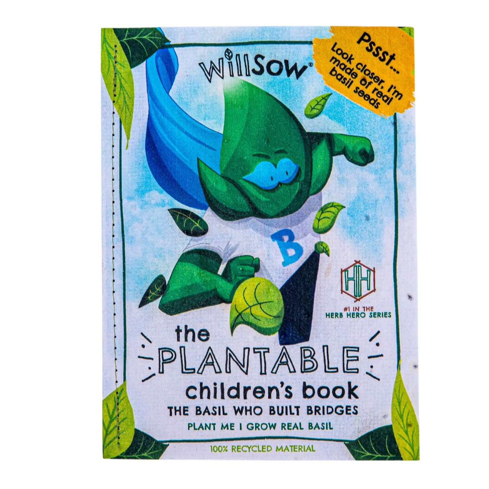 Plantable Book - The Basil Who Built Bridges