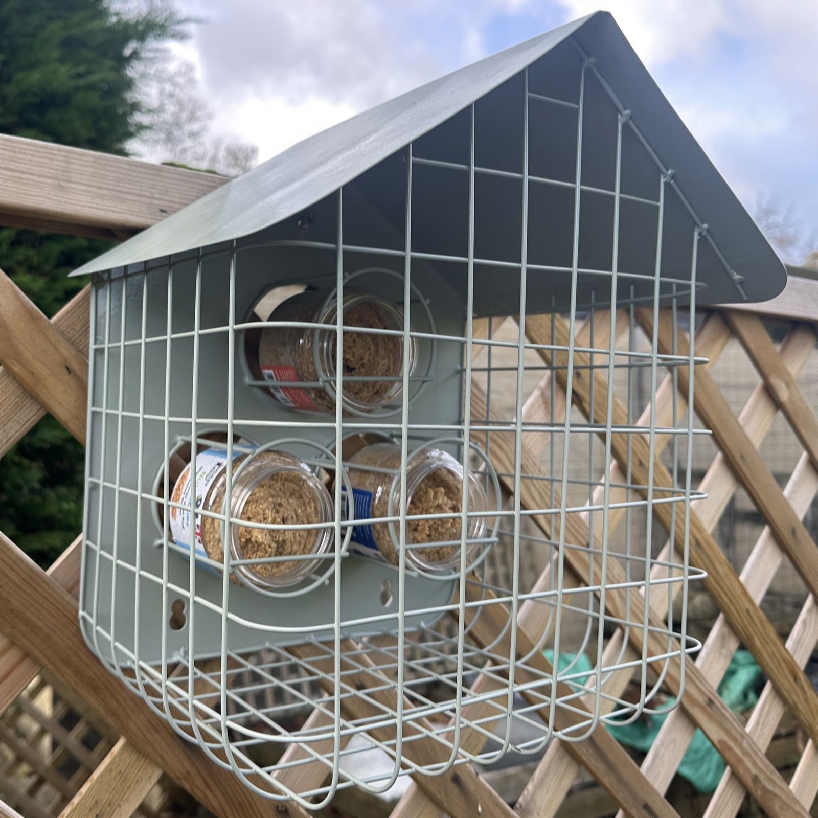 Grumpy Gardener Squirrel Resistant 3 Jar Nutpecker Feeder