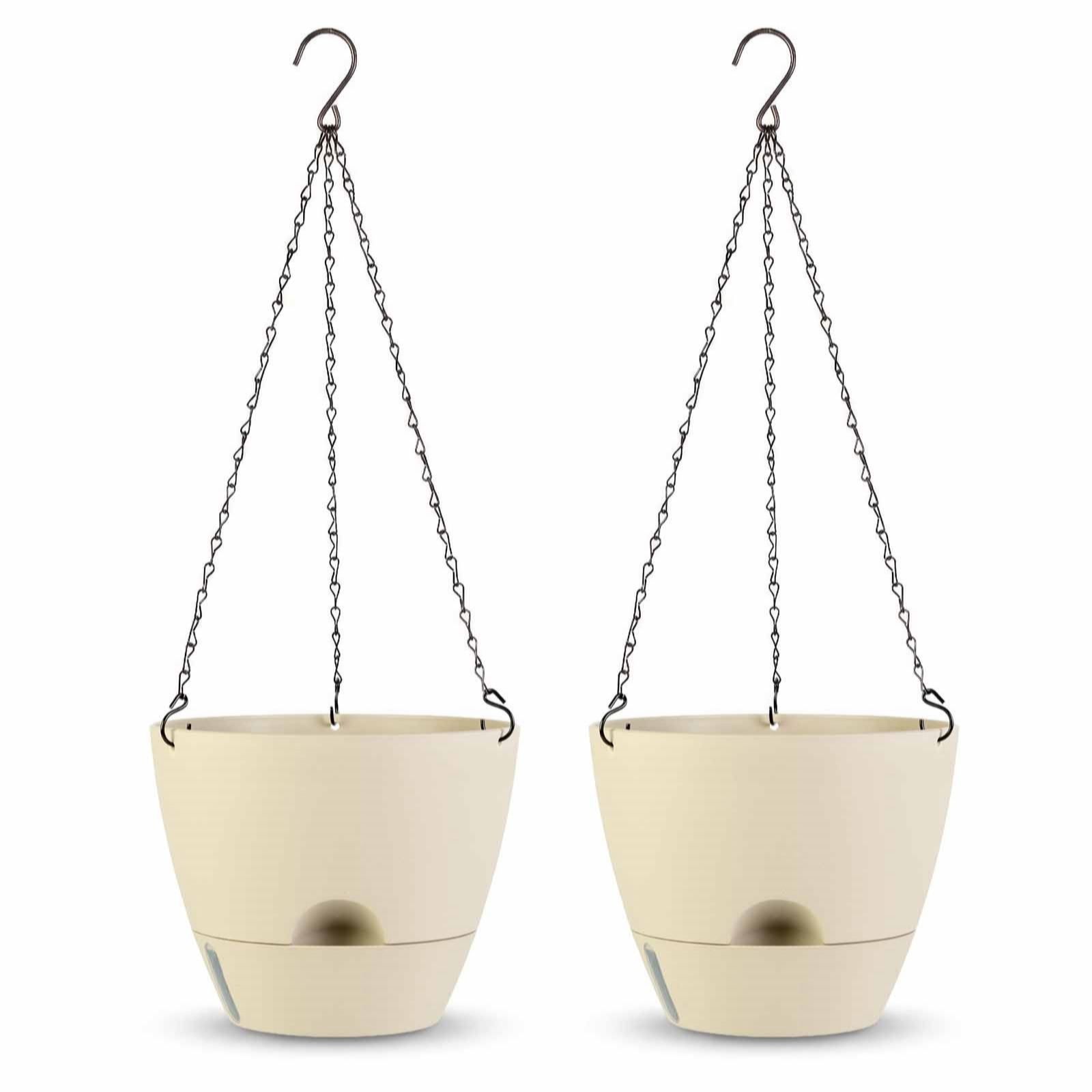 Richard Jackson Sage Self Watering Hanging Basket X2