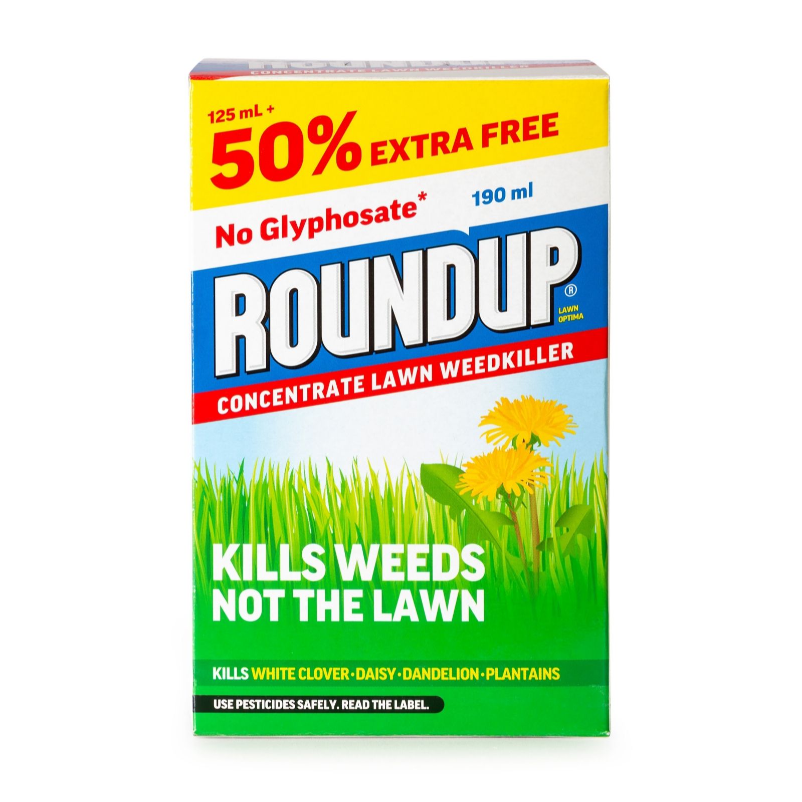 Richard Jackson Roundup Concentrate Glyphosate Free Lawn Weedkiller 190Ml
