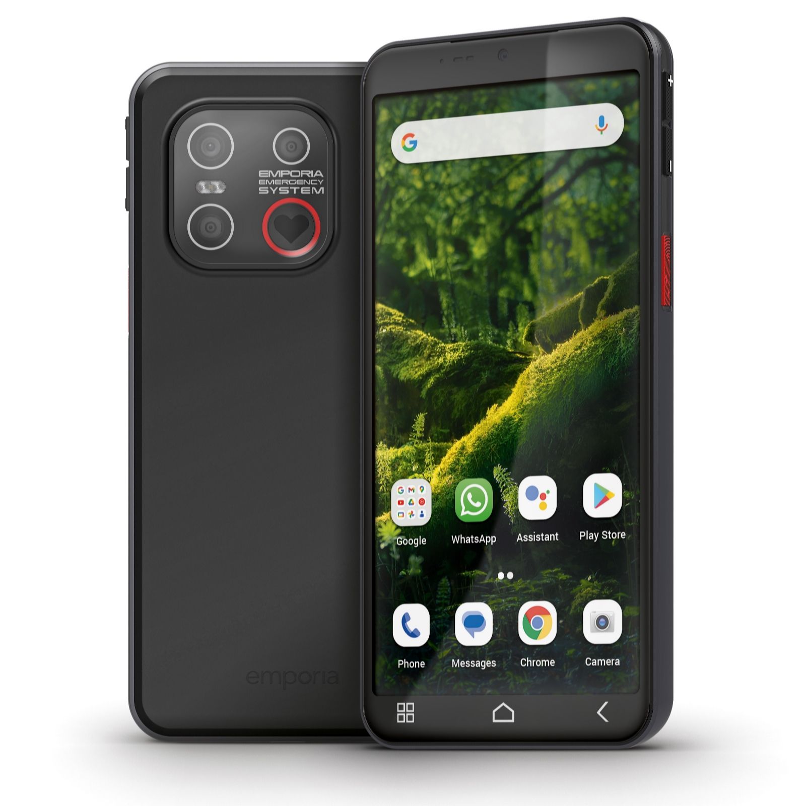 Emporia SMART 6 Lite 128GB Smartphone with Smart Cover(Black)