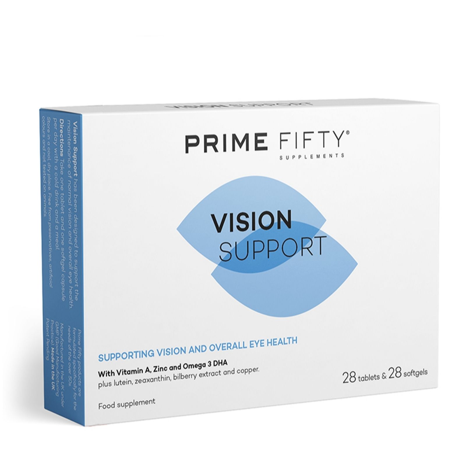 Prime Fifty Vision & Eye Support 4 Week Supply