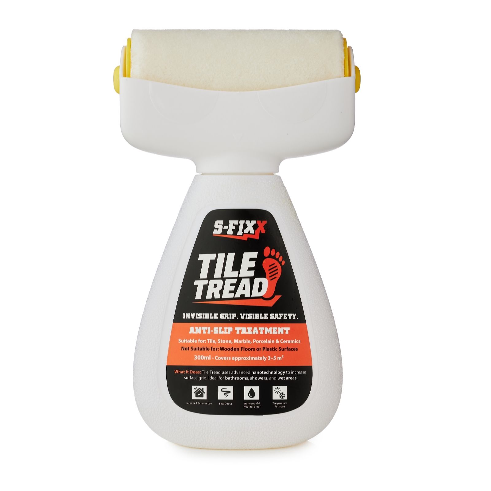 SFIXX Pack of 2 Tile Tread with Roller (300ml)