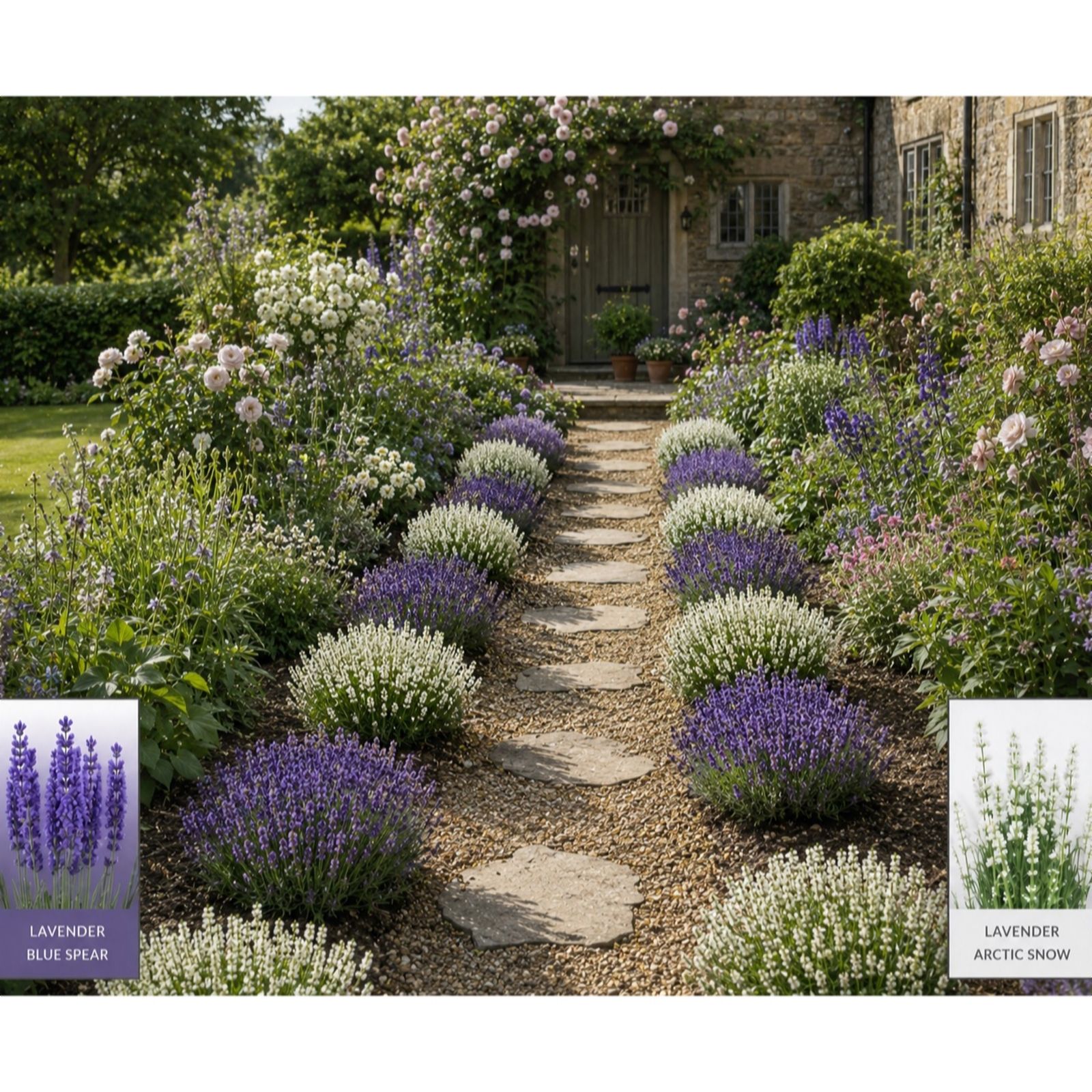 Hayloft Plants Lavender/Blue/White & Collection 6X Plants