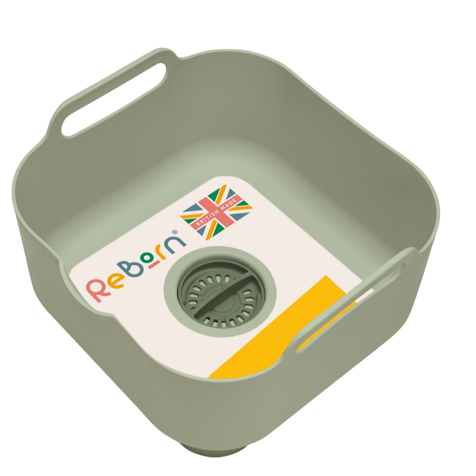 ReBorn Recycled Washing Up Bowl, Stone