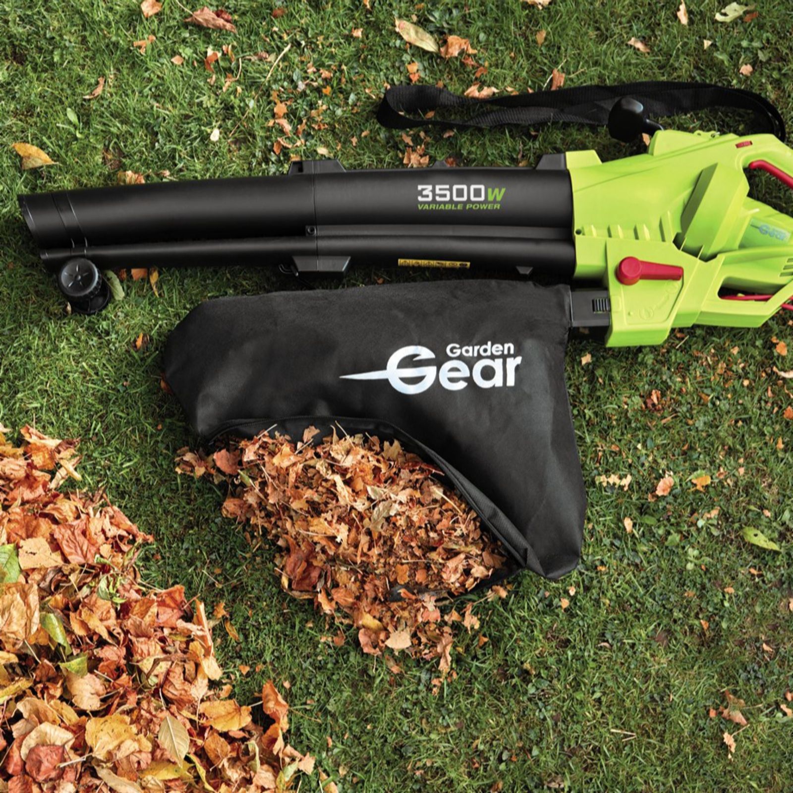 Thompson & Morgan 3500W 3-In-1 Leaf Blower Vac And Shredder