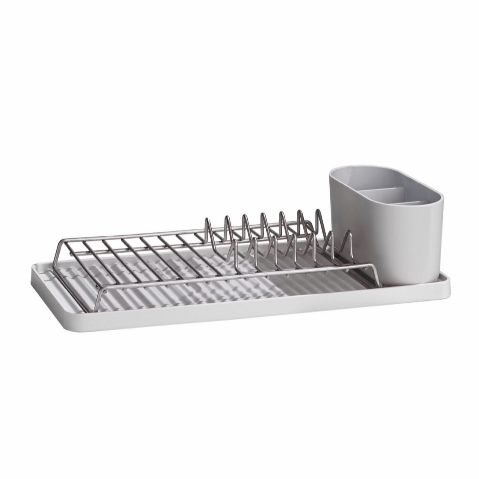 B&Q - ReBorn® Reborn Recycled Compact Draining RackStone Kitchen Dish DrainerHolds Up To 6 PlatesMade In The Uk - Image 3