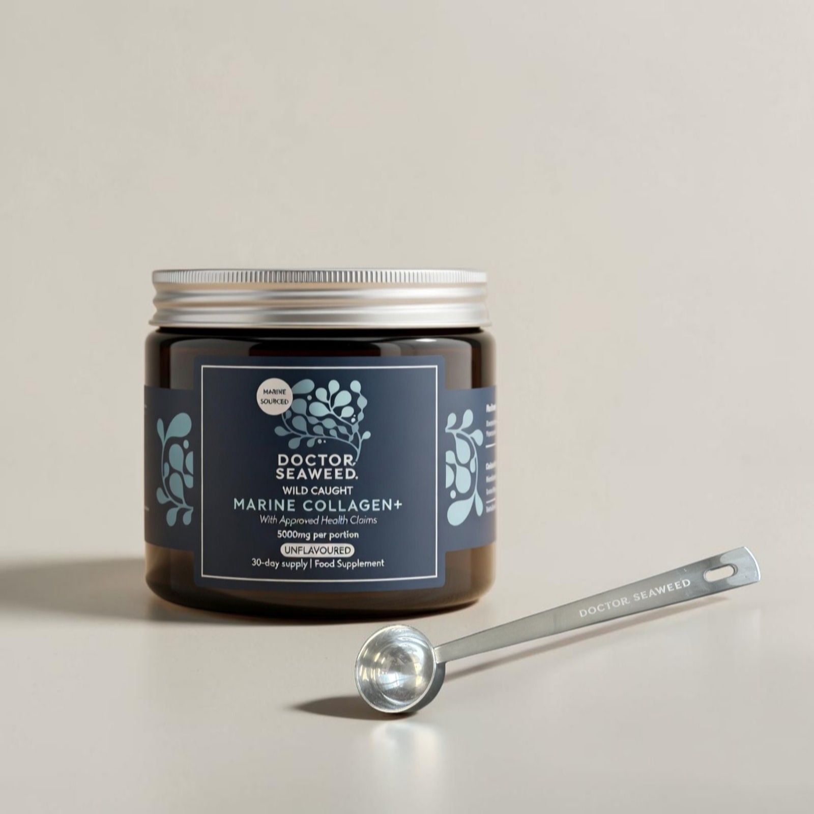 Doctor Seaweed Marine Collagen+ With Serving Spoon 30 Day Supply