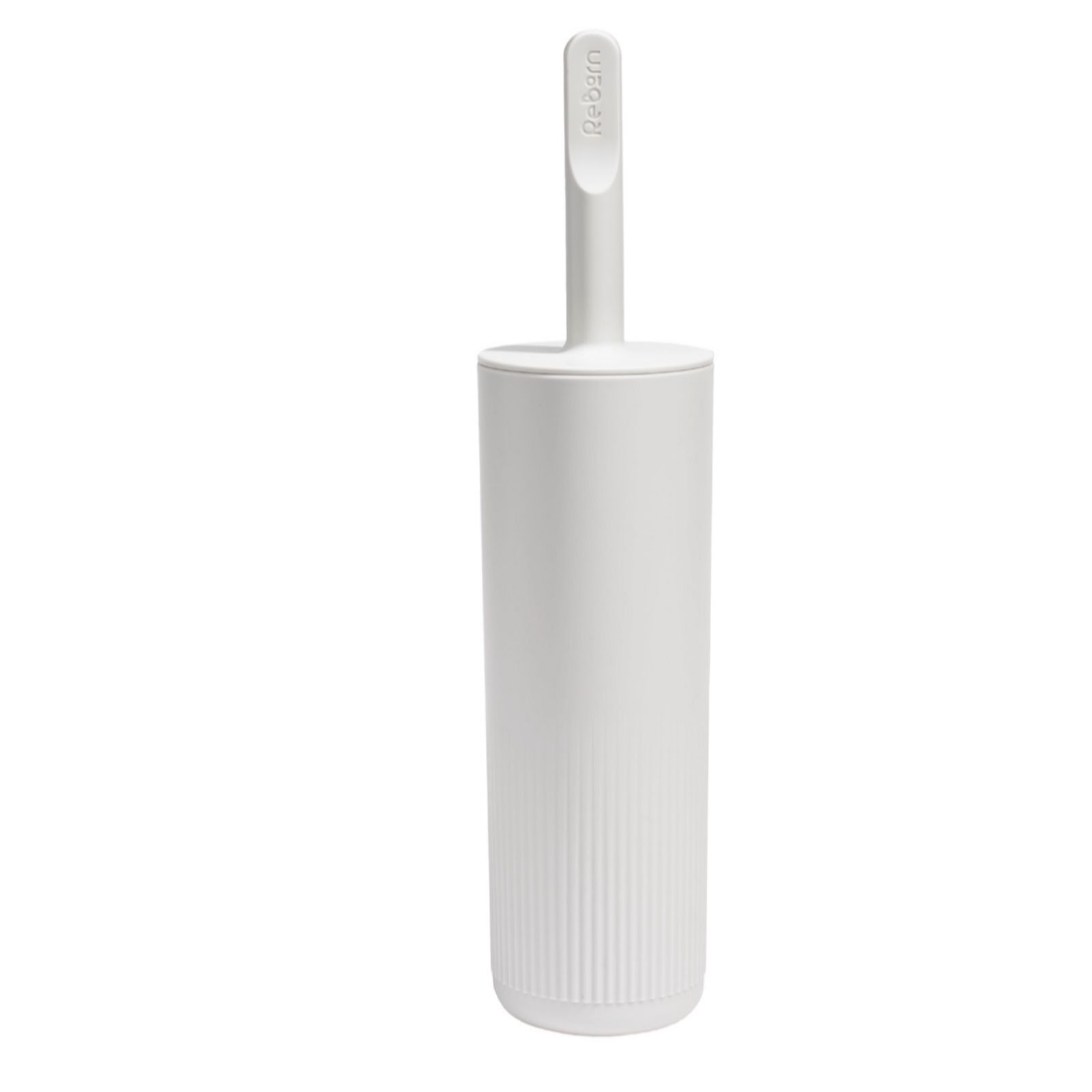 ReBorn Recycled Toilet Brush -  Stone, White