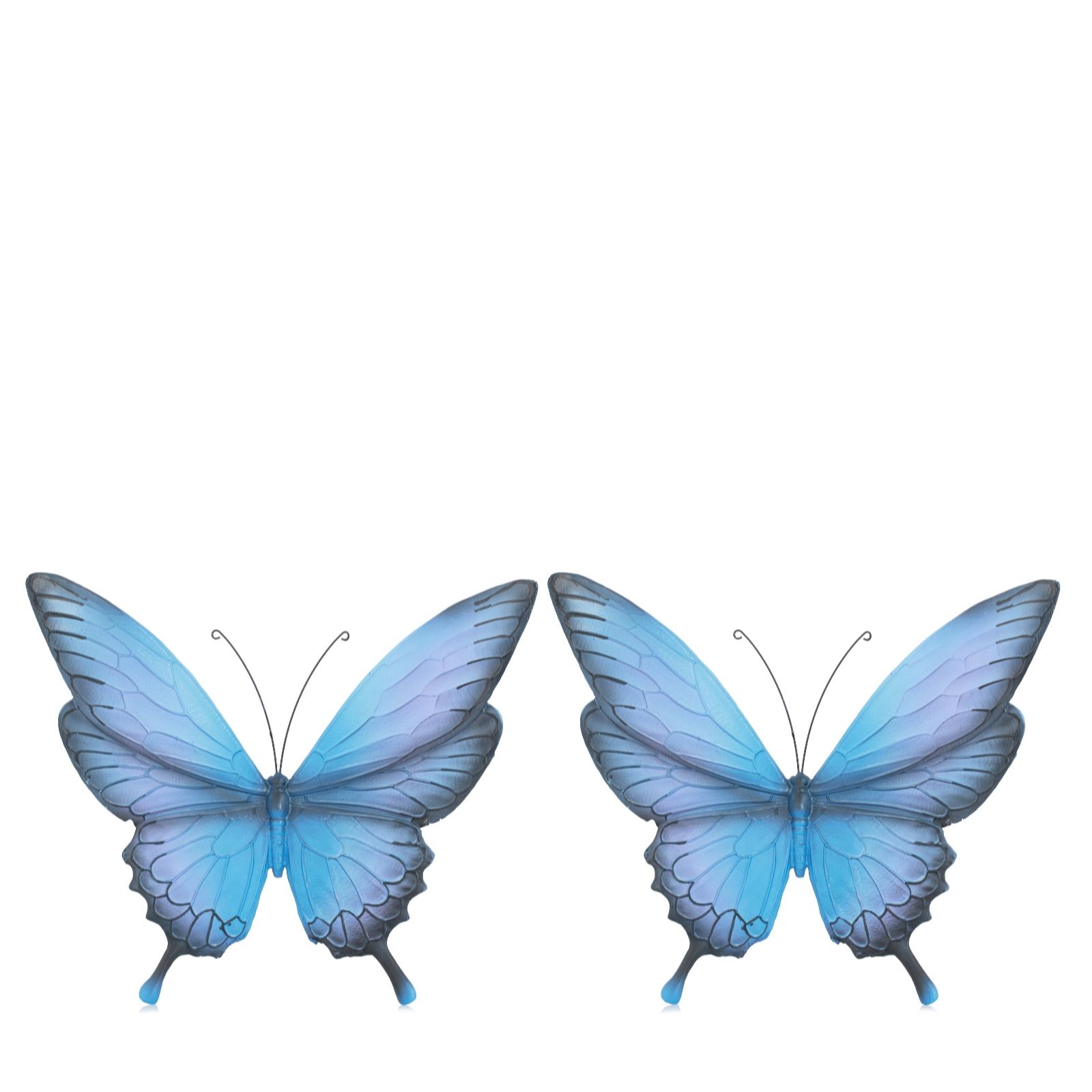 Garden Stories Colour Splash Blue Butterfly Wall Hangers