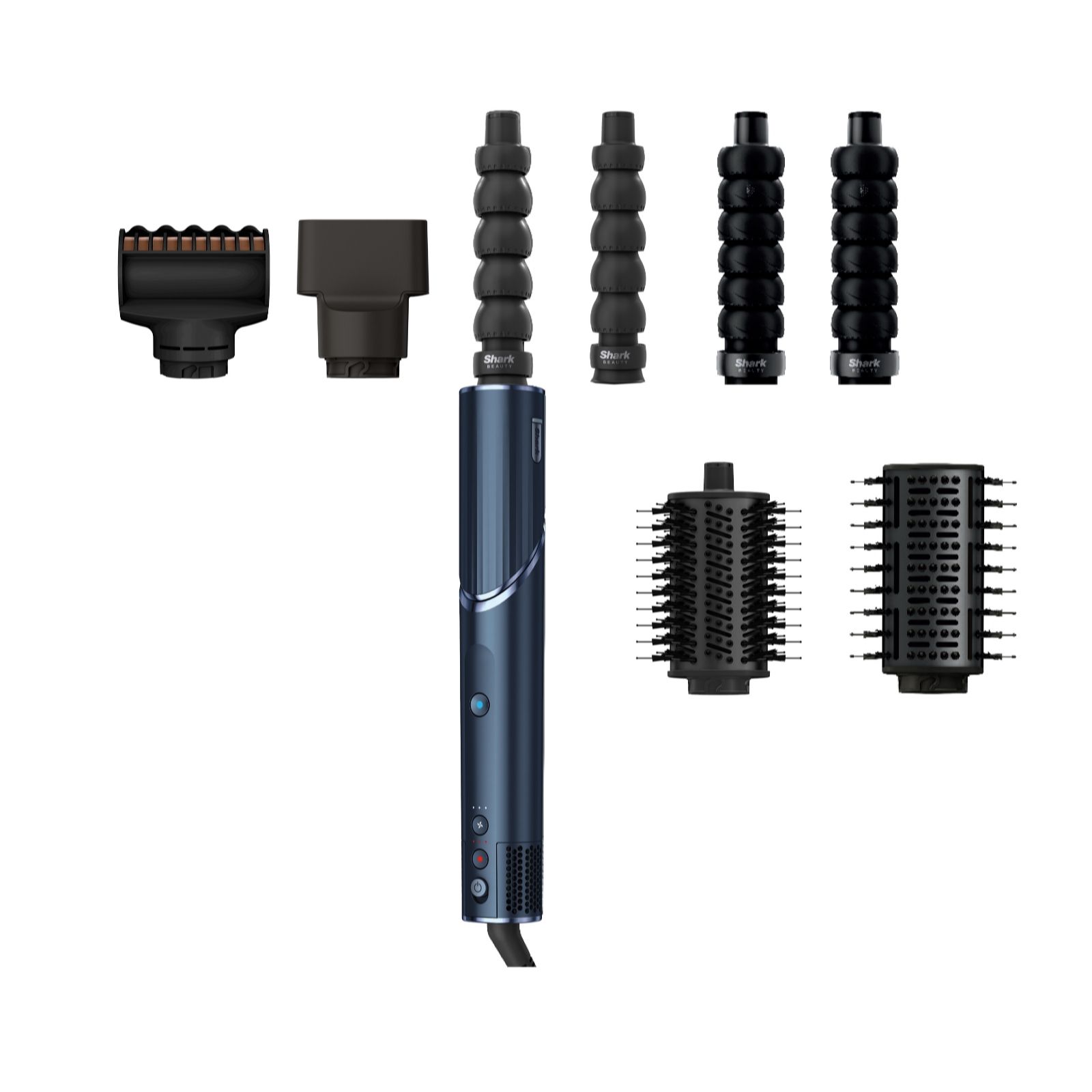 Shark FlexStyle Air Styler & Hair Dryer, 6-in-1 with Storage Case - Blue