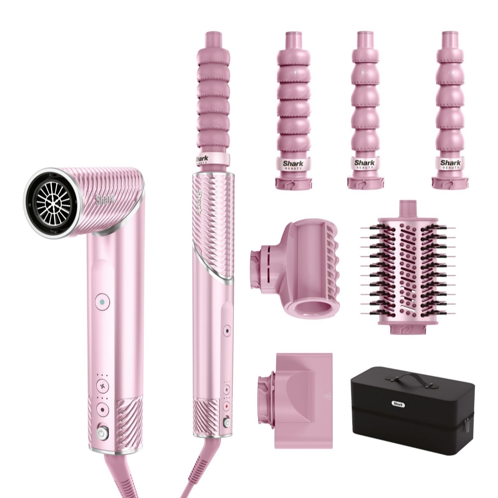 SHARK FlexStyle IonCurl HD850UKPK 3-in-1 Air Styler & Hair Dryer - Pink