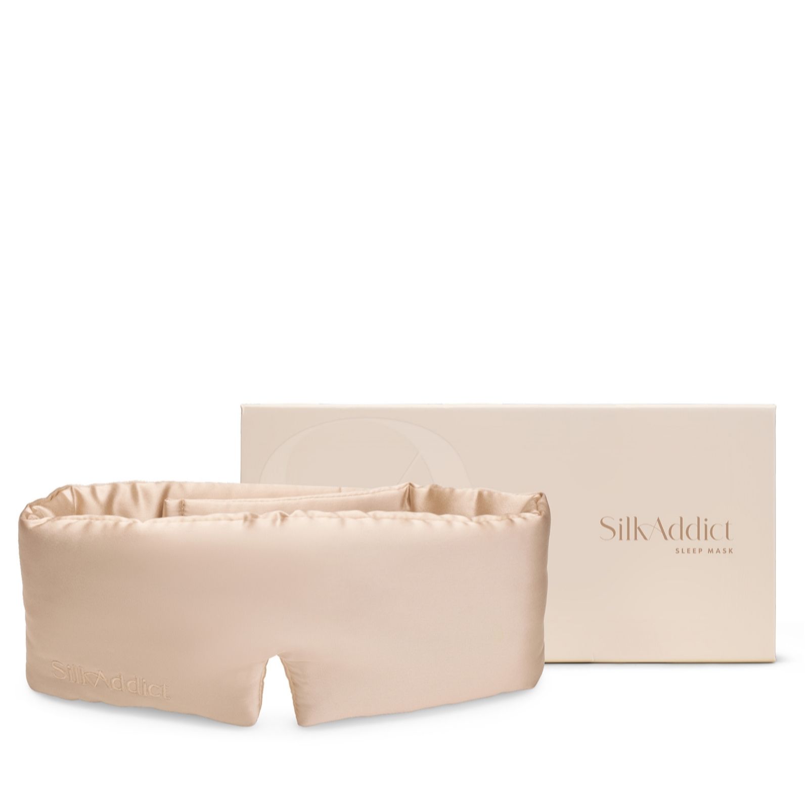 Silk Addict Caramel 100% Mulberry Silk Eyemask