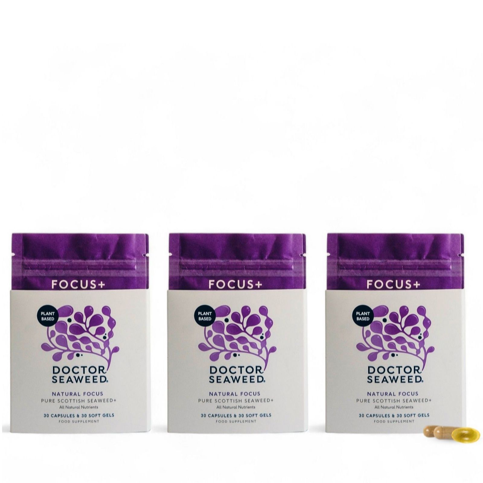 Doctor Seaweed Focus+ Supplements 90 Day Supply