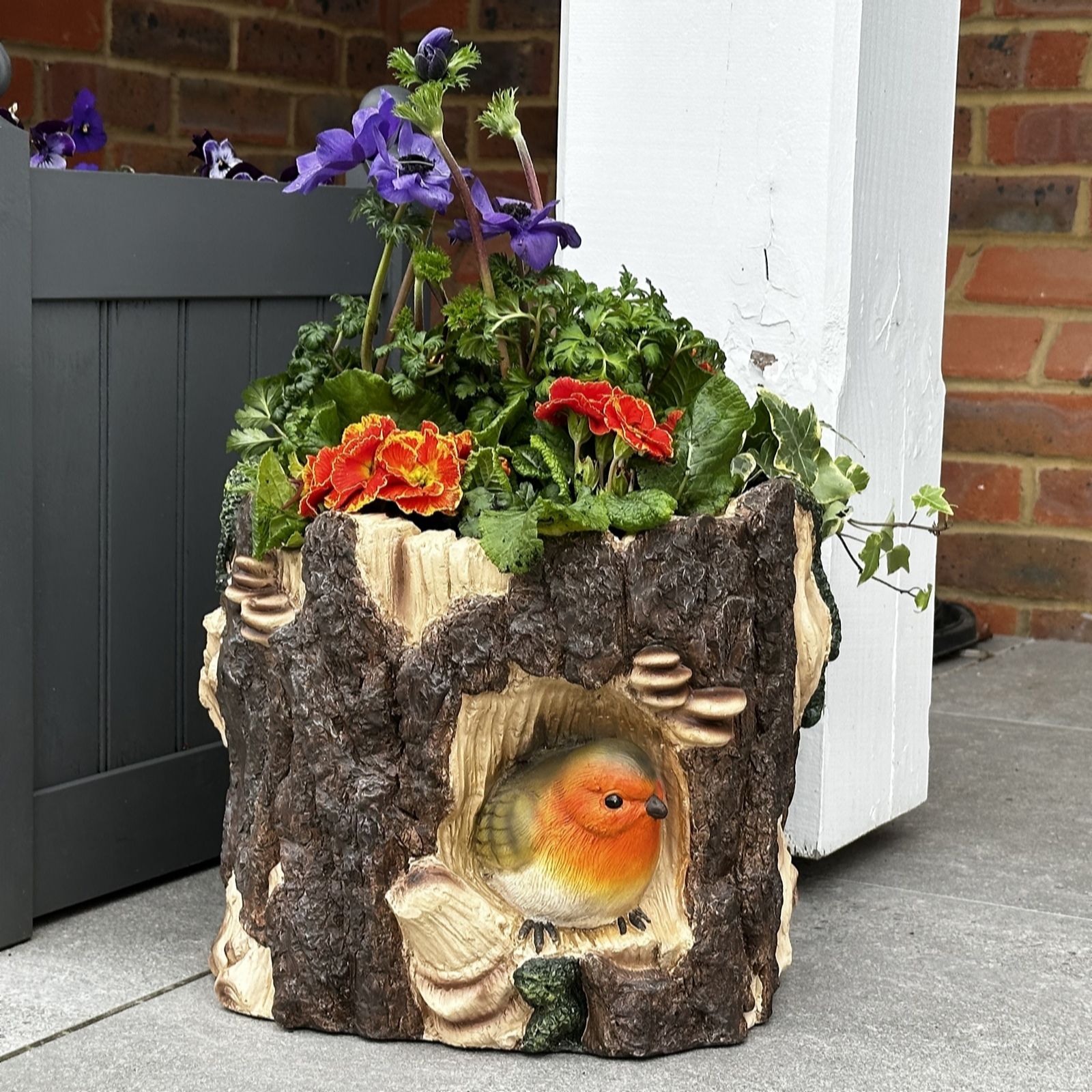 Grumpy Gardener Blue Tit Woodland Planter