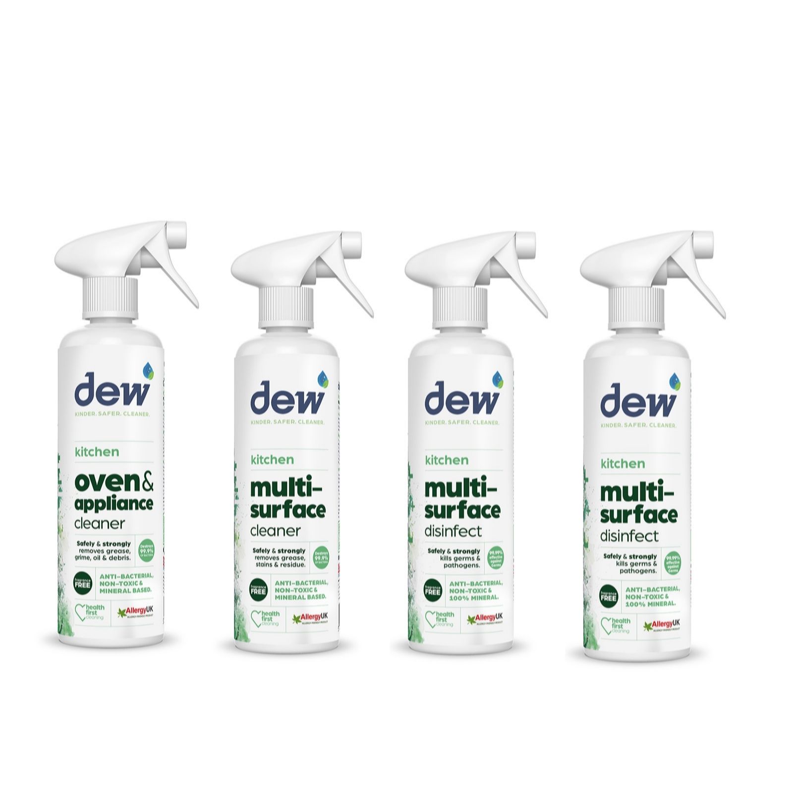 Dew 4 Piece Kitchen Cleaning Essentials Bundle