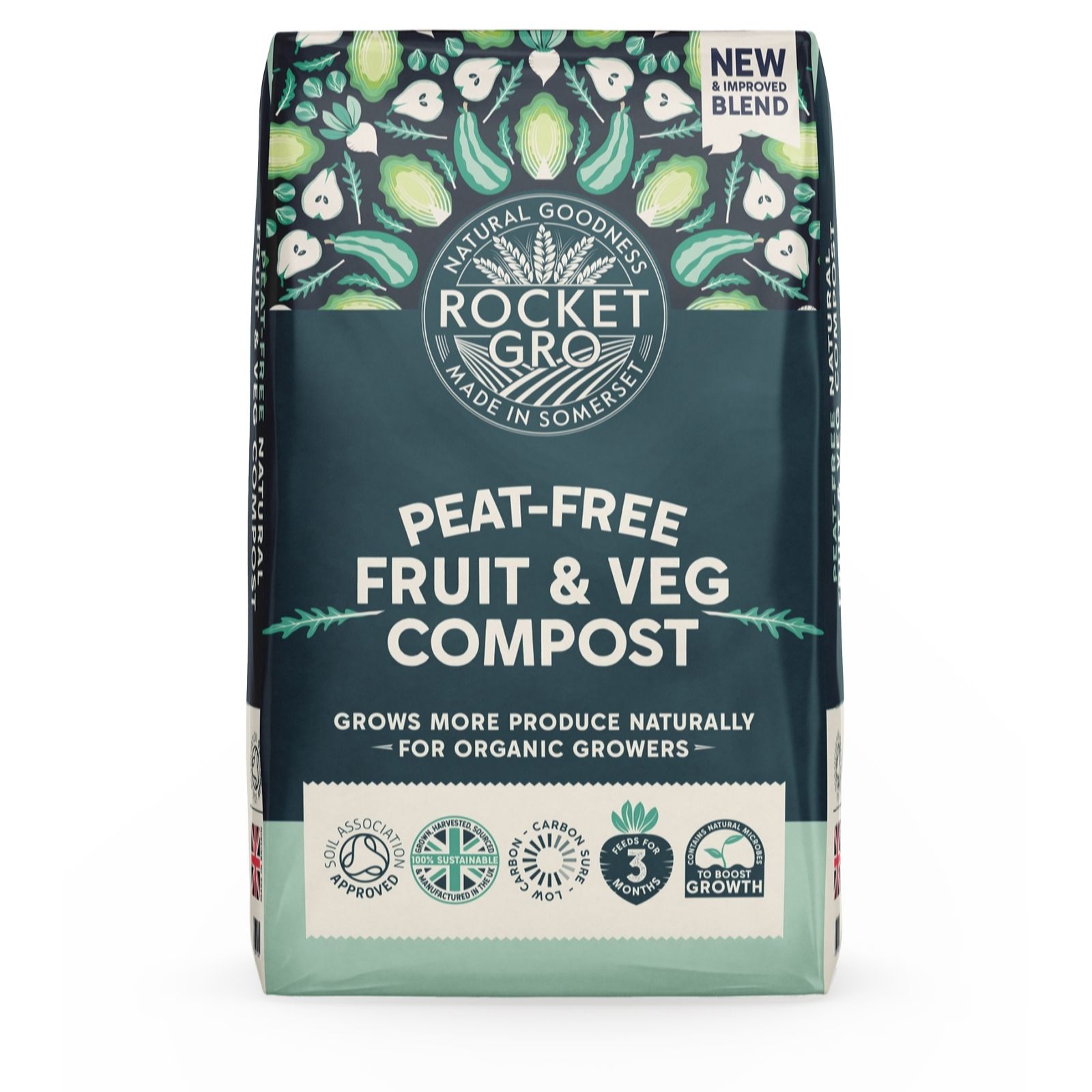 Suttons Rocketgro Fruit & Veg Compost 50 Litres