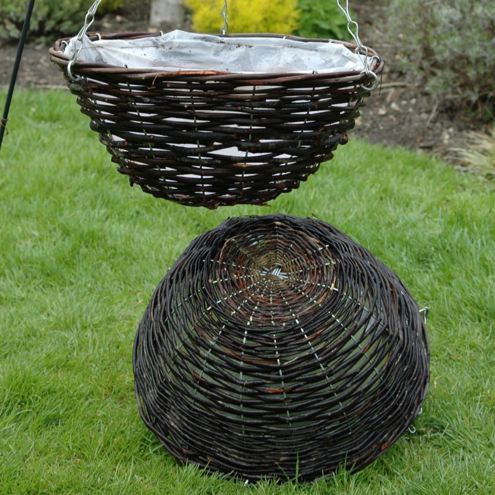 Yougarden Rattan Hanging Baskets X4