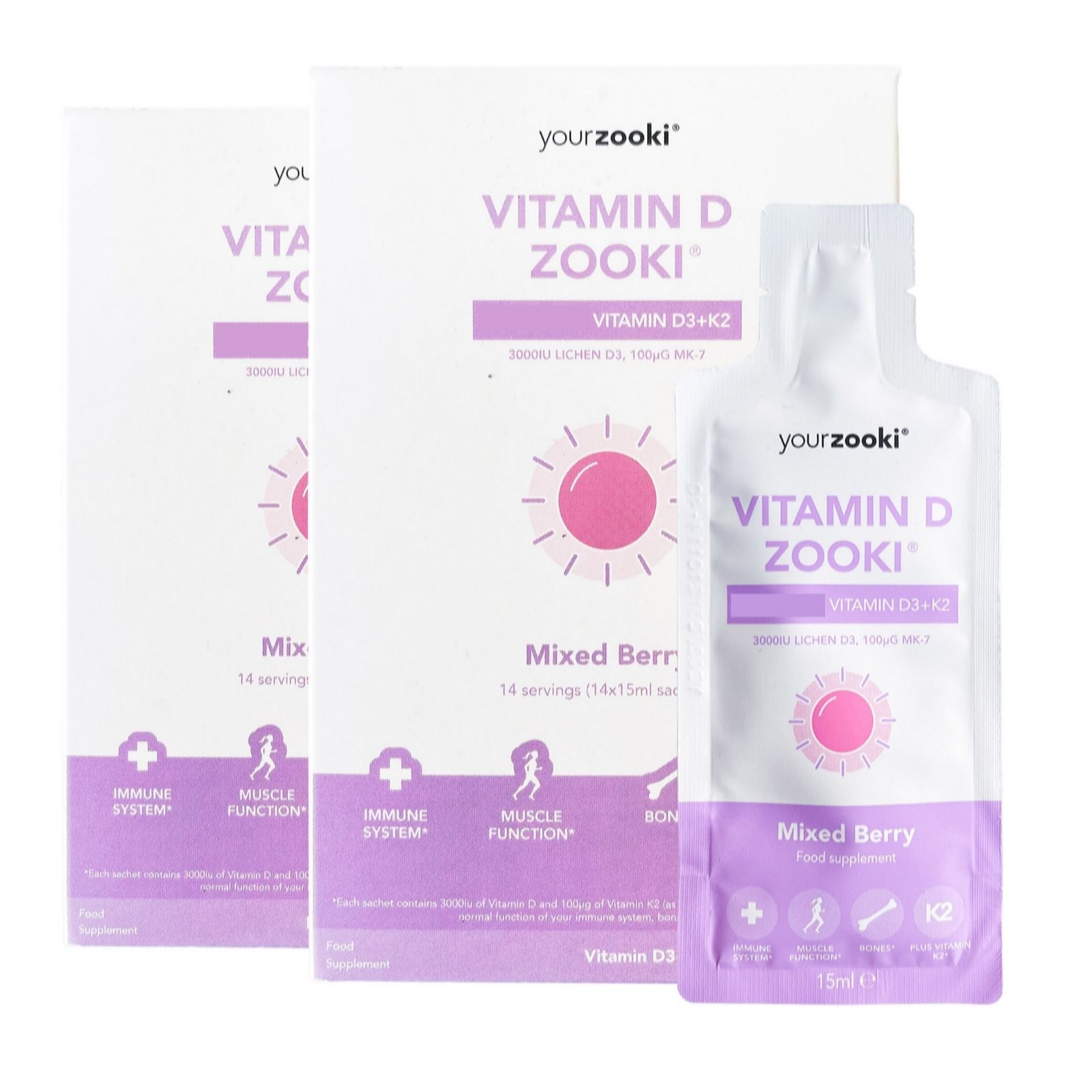 Zooki Vitamin D 4 Week Supply