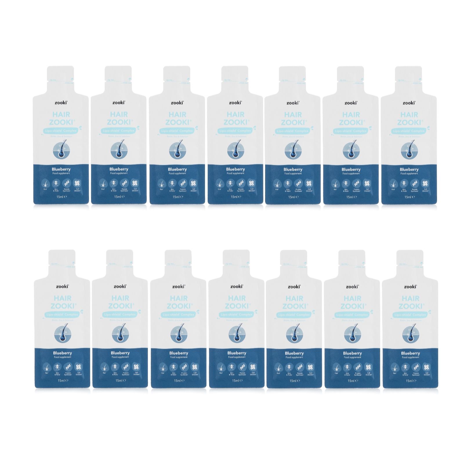 Zooki Hair 2 Week Supply