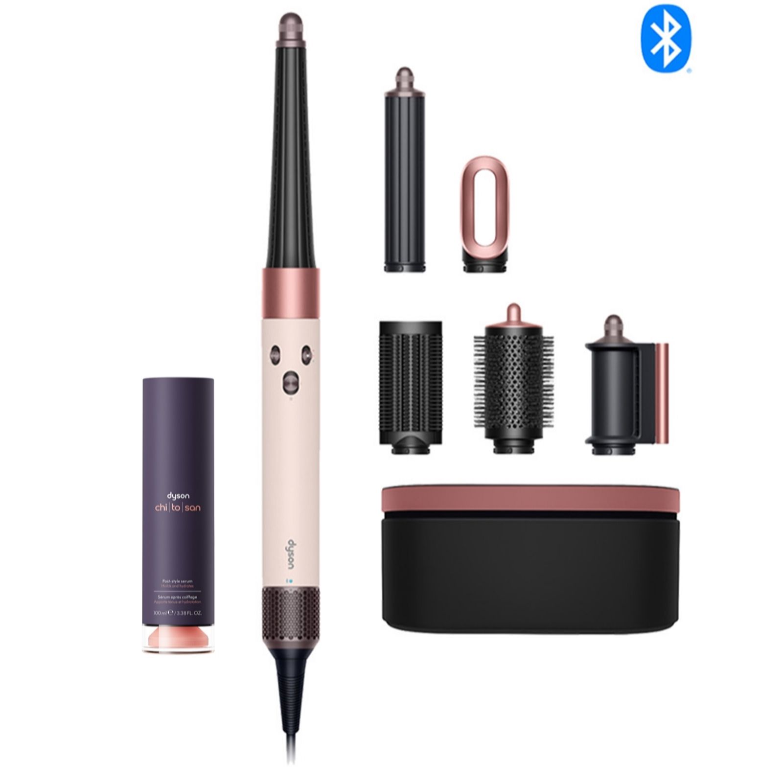 Dyson Pink/Gold Airwrap Ceramic Hair Straightener Multi-Styler /Rose - Image 6