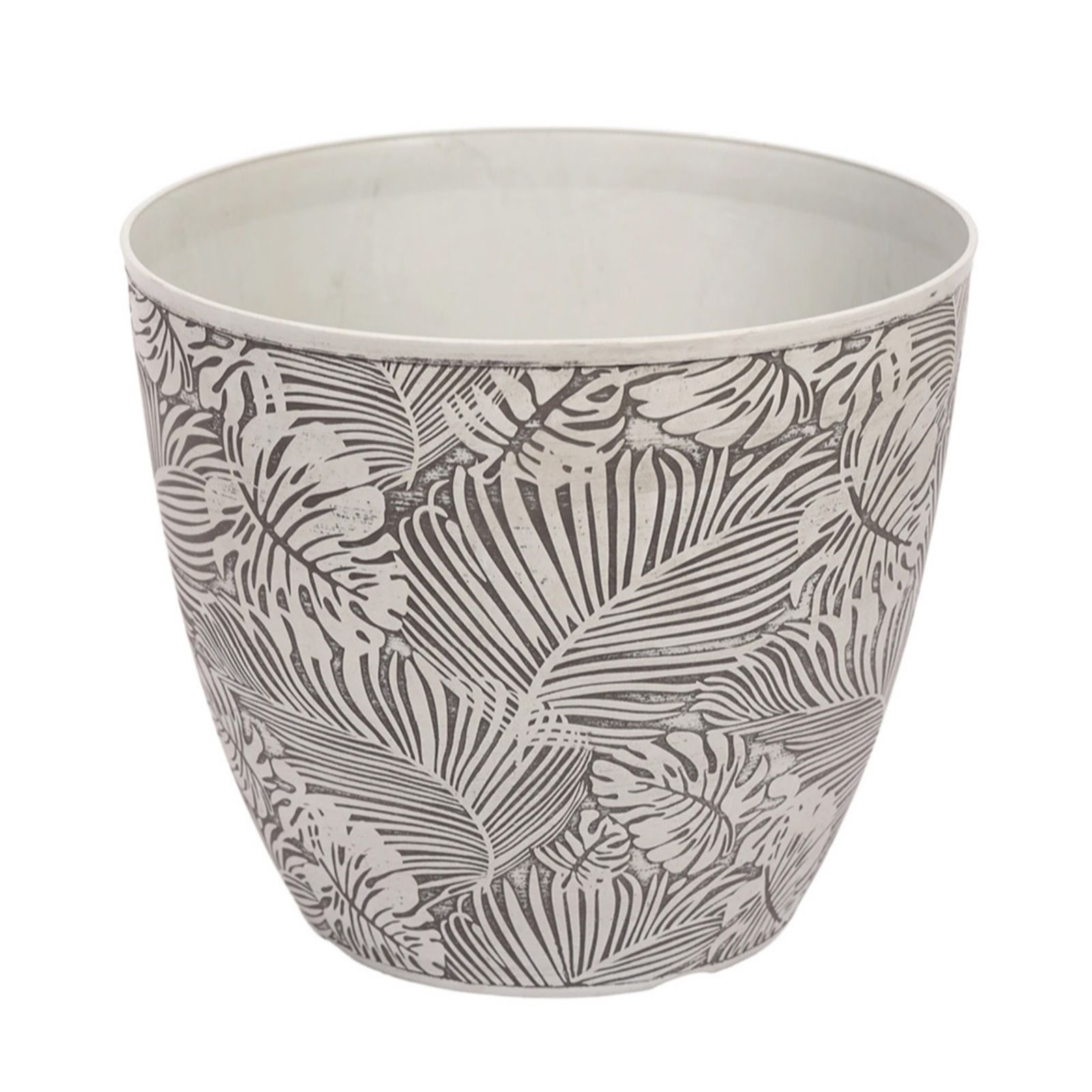 Yougarden Grey Pair Of Monstera 12" Planters