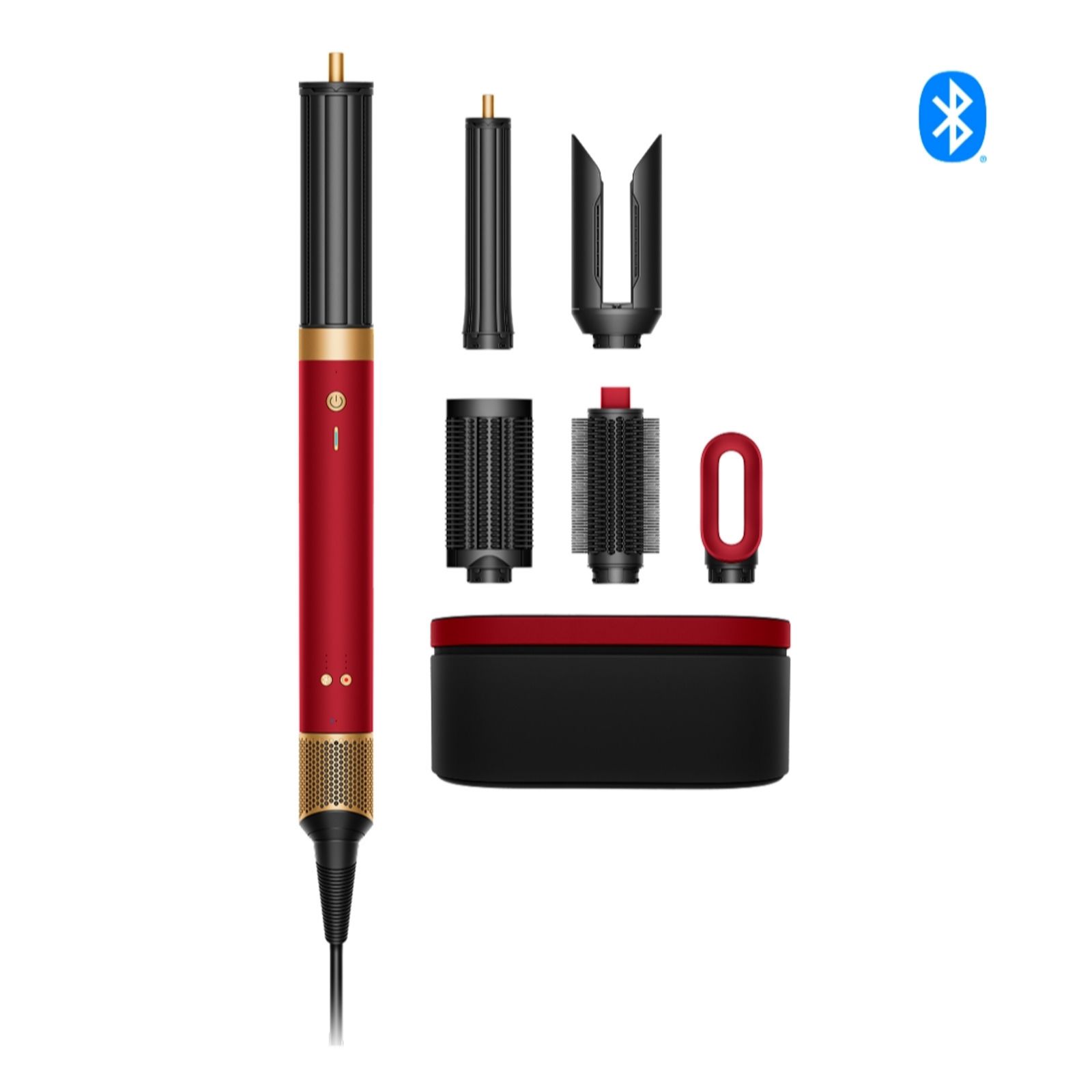 Dyson Red Airwrap Co-Anda2x Velvet Straight+Wavy